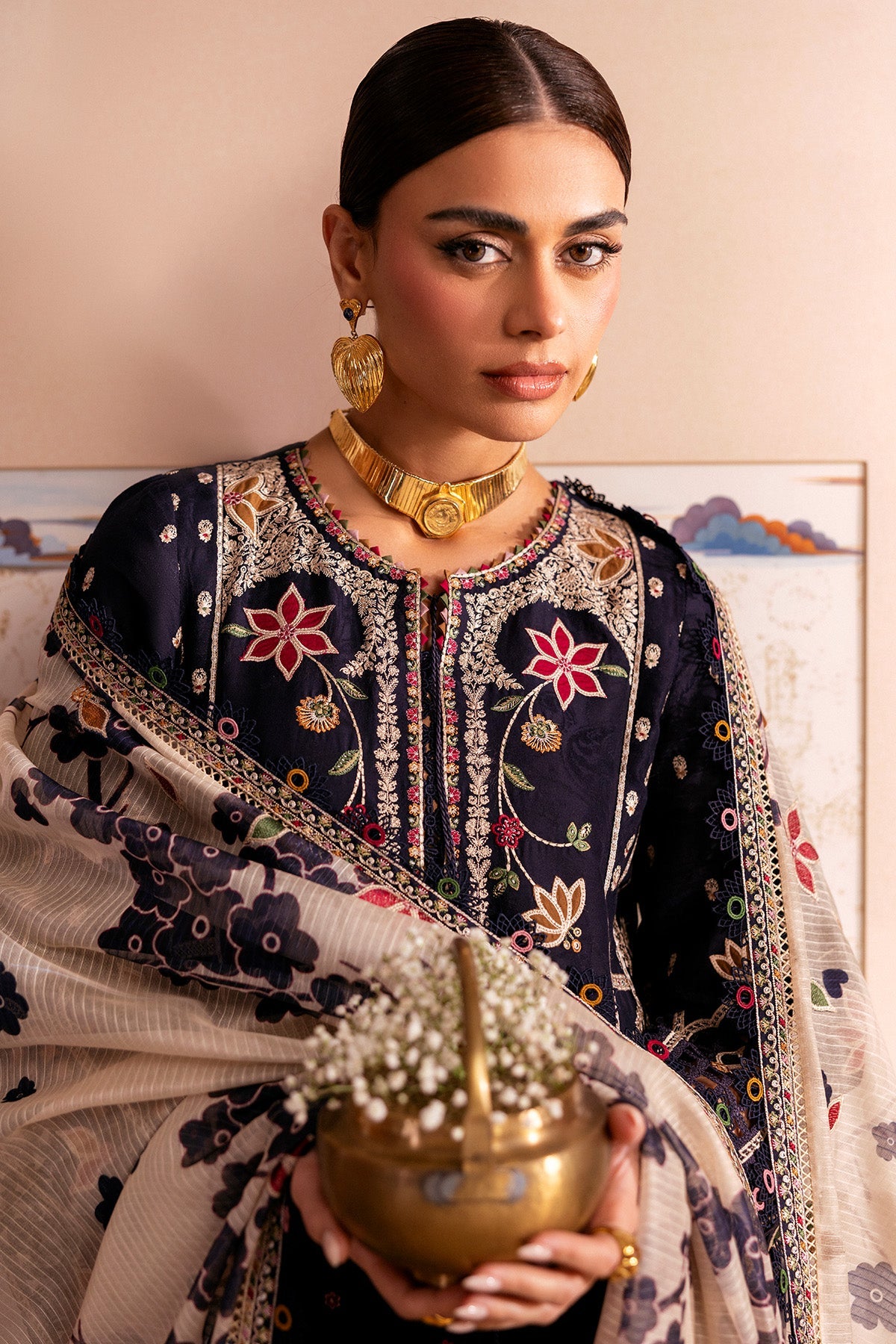 Embroidered Luxury Lawn SL26-D07
