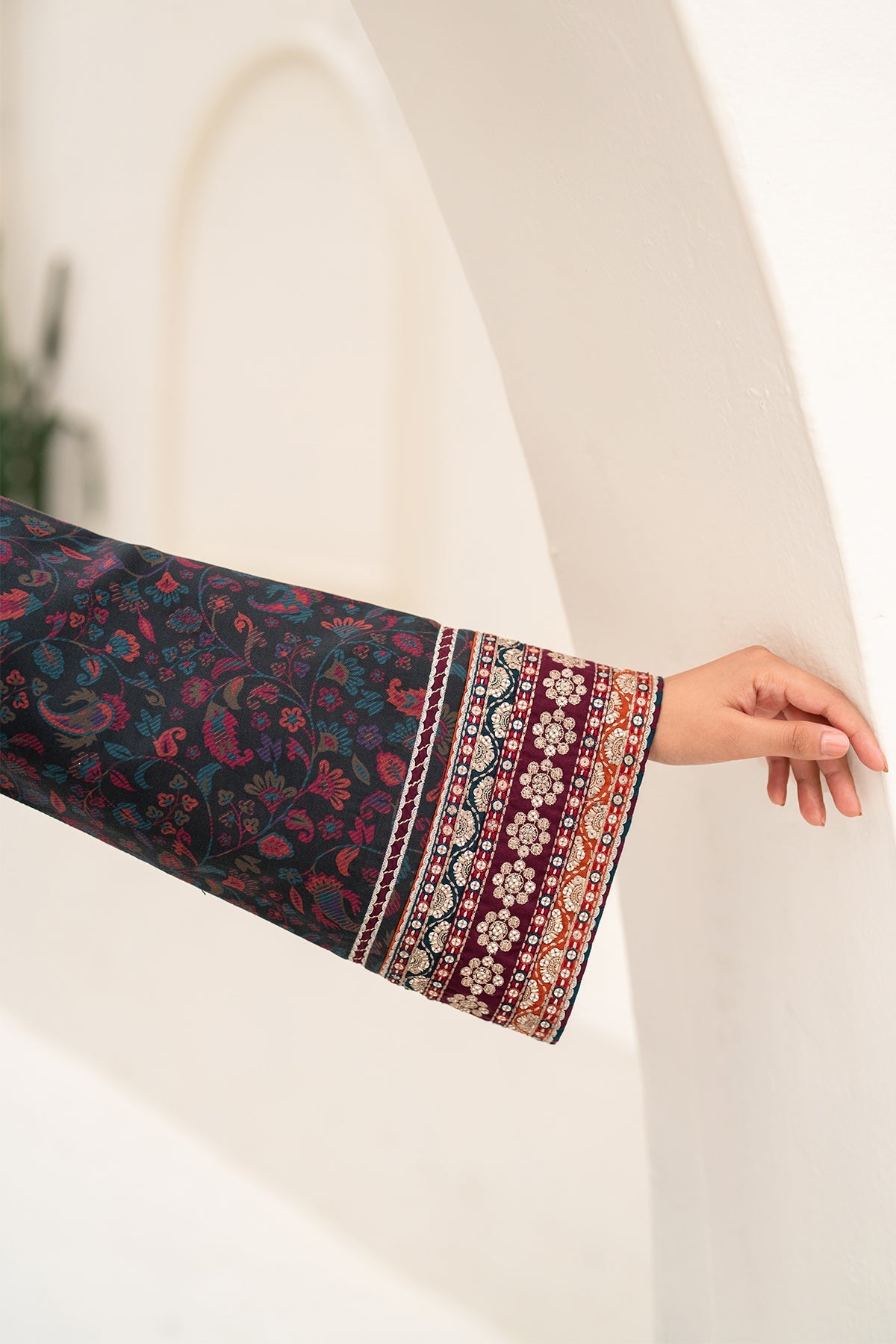 EMBROIDERED PREMIUM VISCOSE RTW-0098