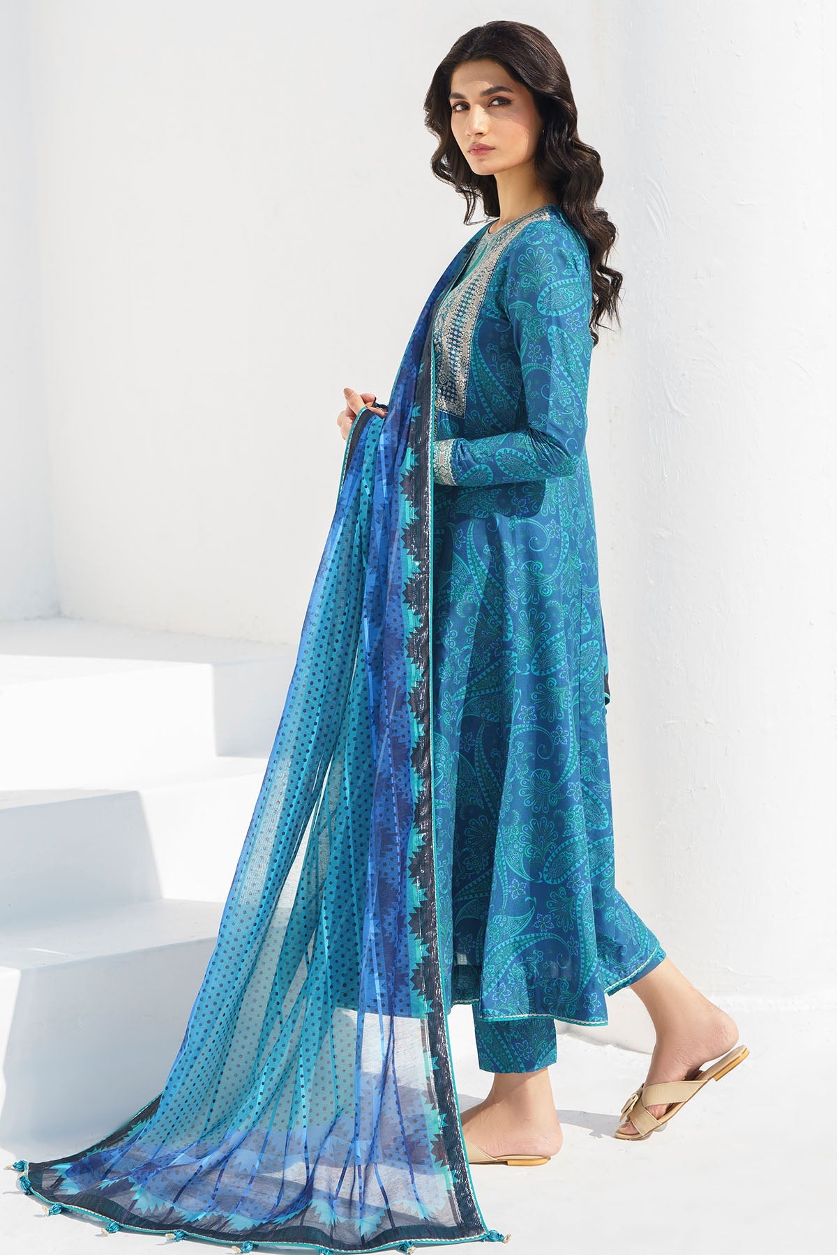 EMBROIDERED LAWN RTW-1308