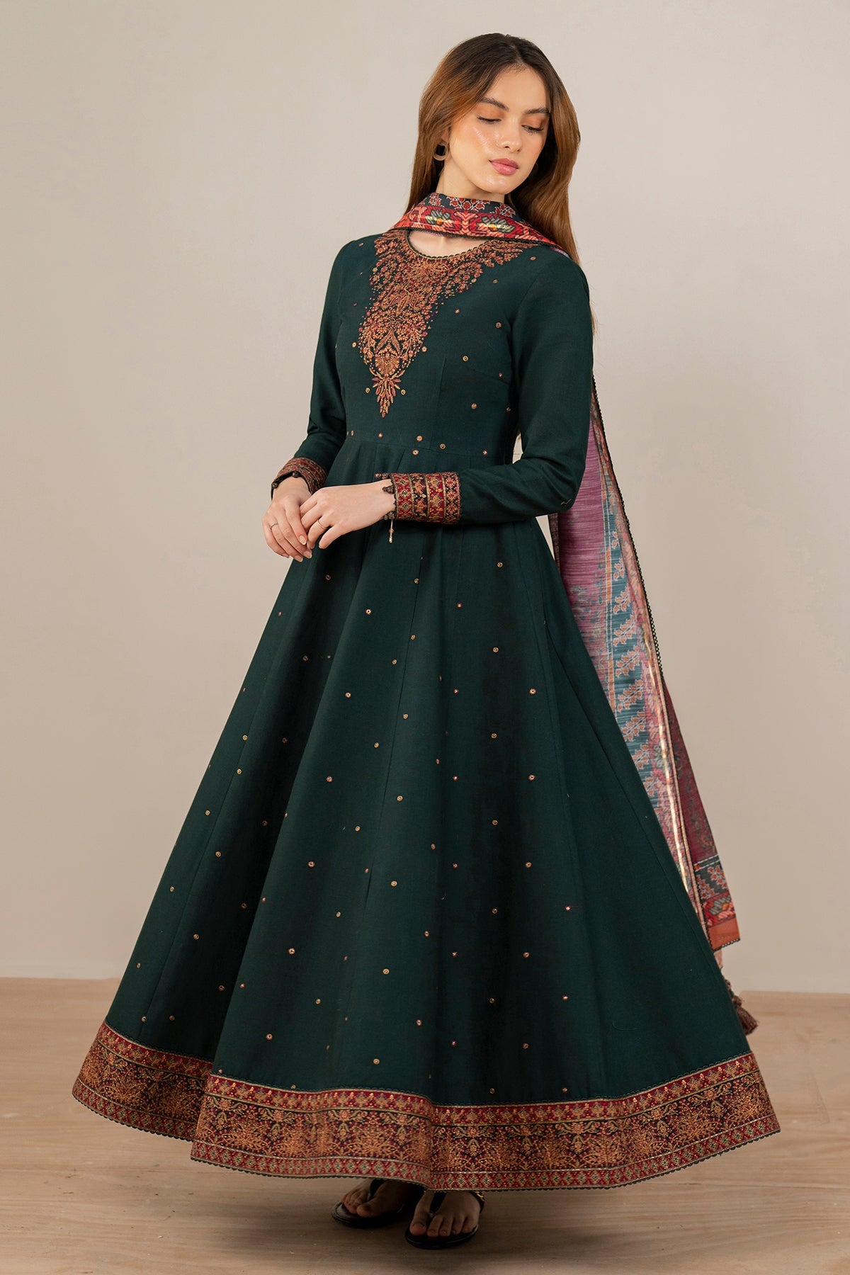 EMBROIDERED LAWN RTW-1292