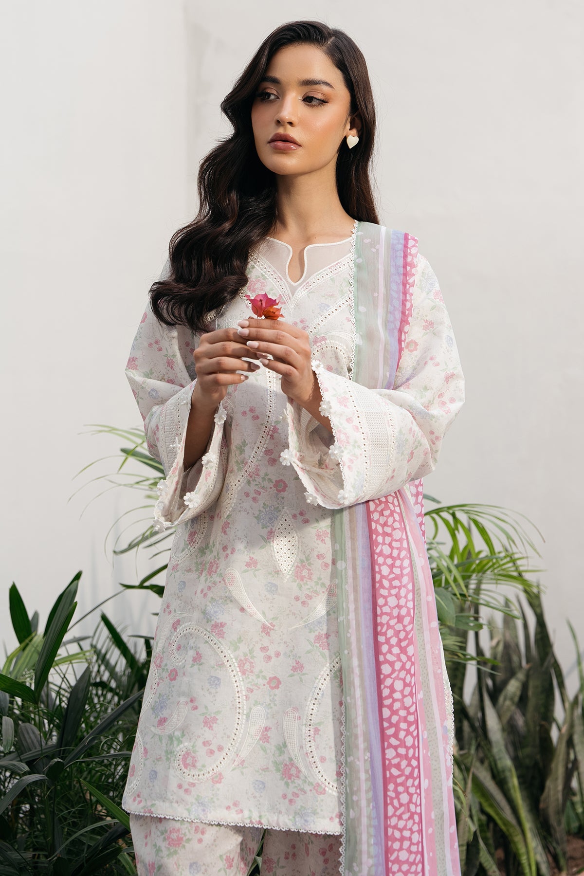EMBROIDERED LAWN RTW - 1201