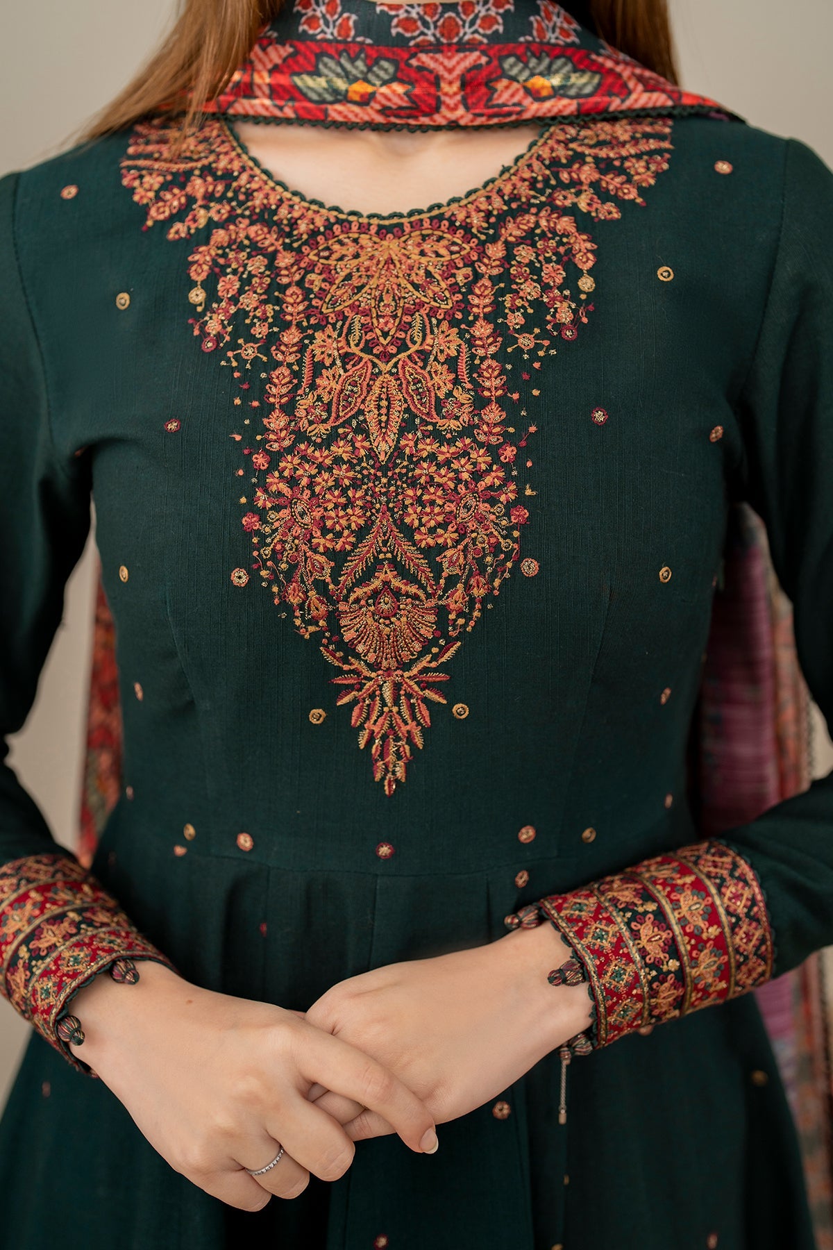 EMBROIDERED LAWN RTW-1292