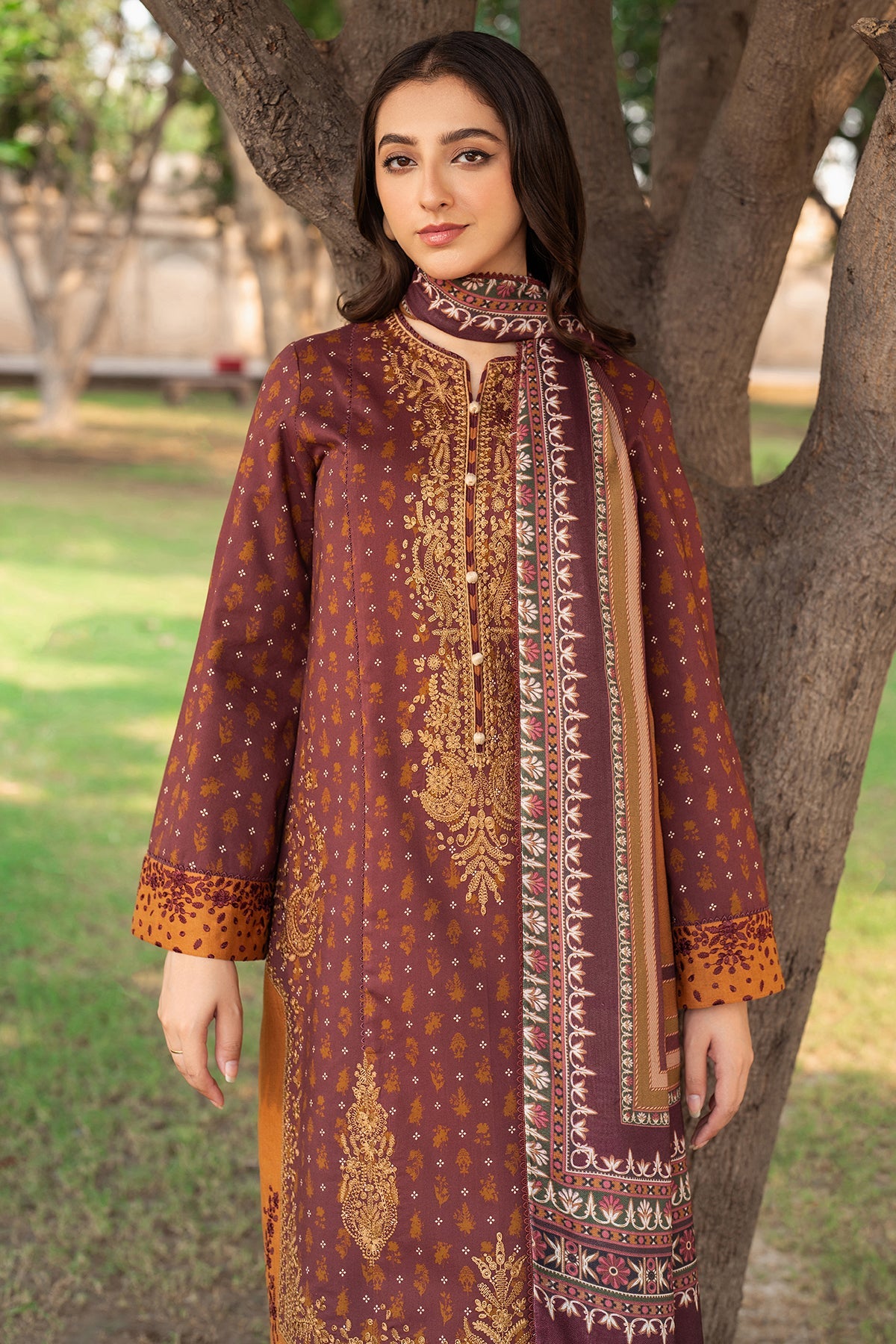 EMBROIDERED PREMIUM VISCOSE UW-0242