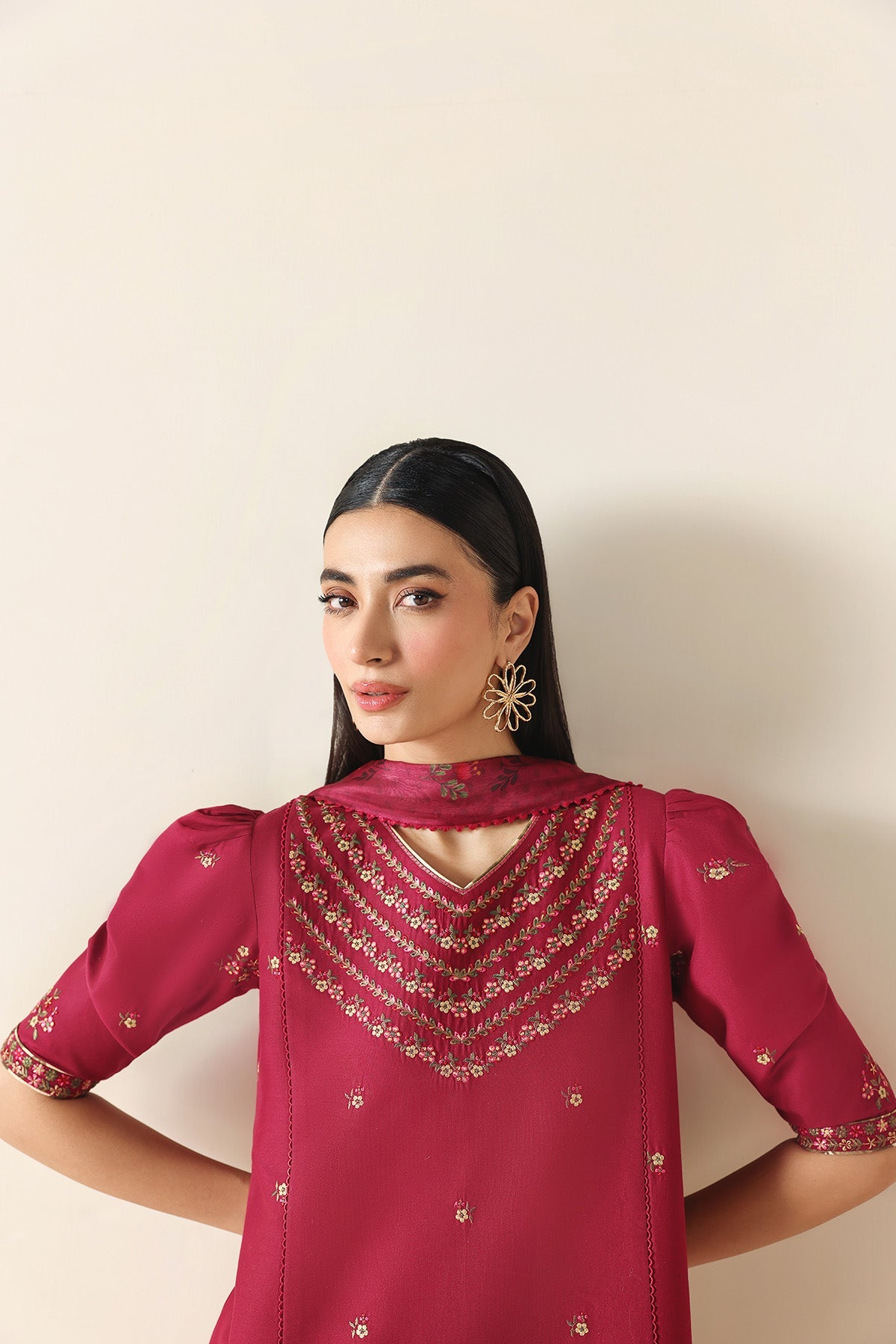 EMBROIDERED LAWN RTW-9275