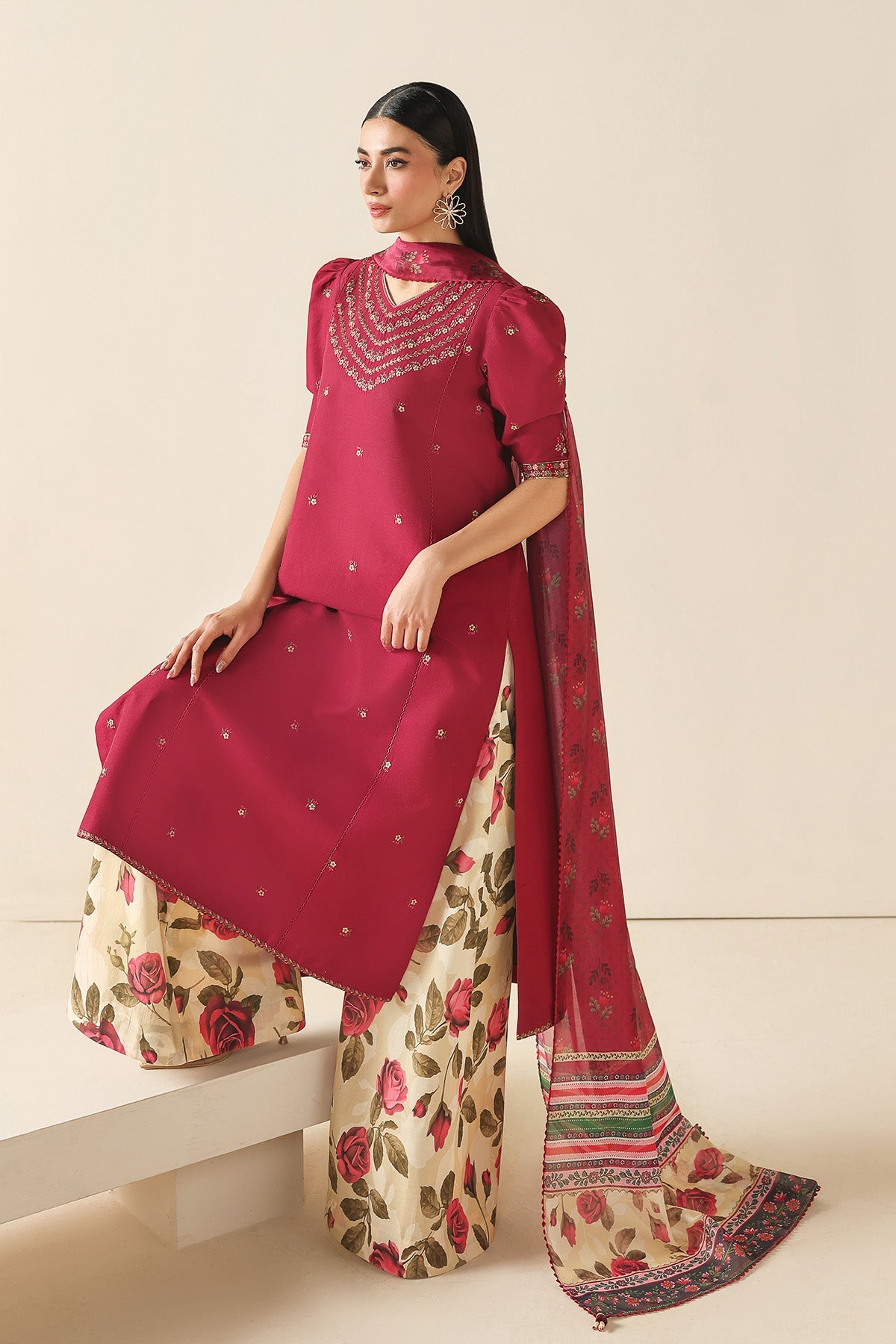EMBROIDERED LAWN RTW-9275