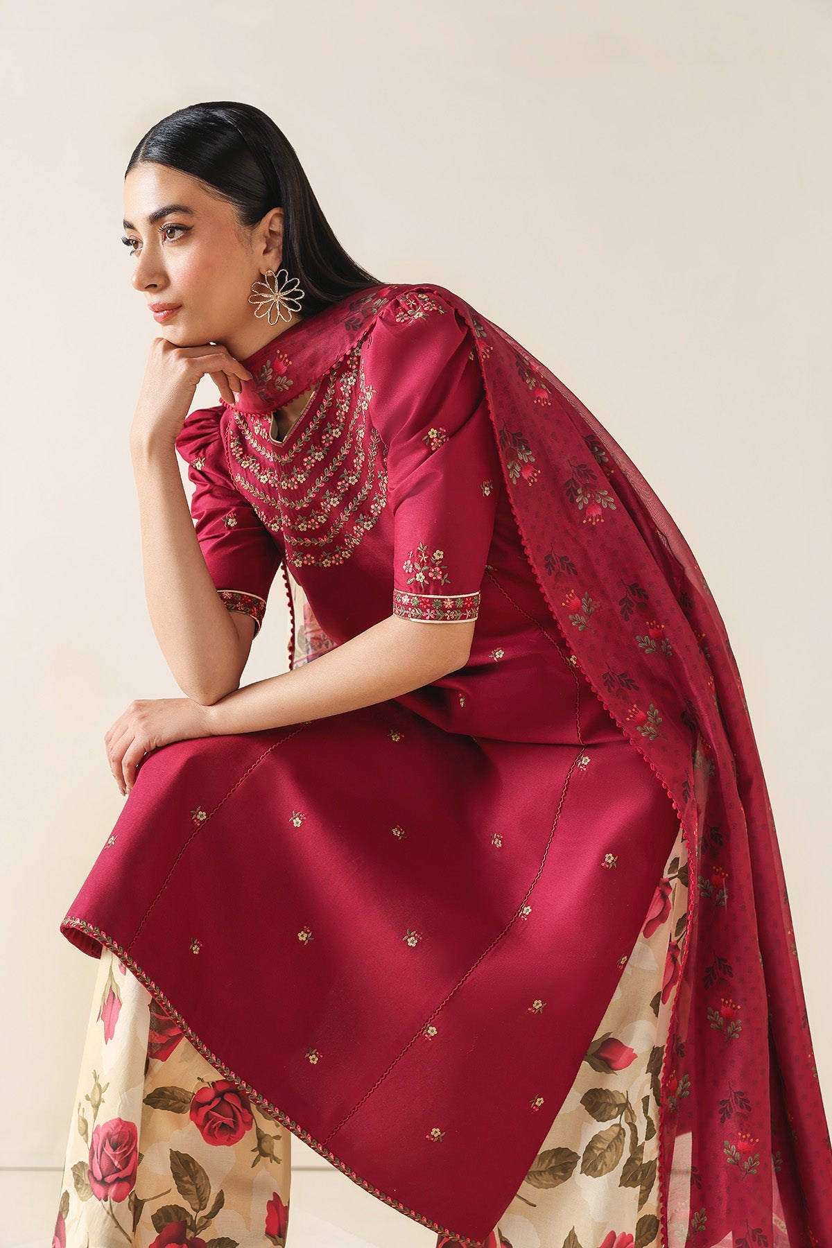 EMBROIDERED LAWN RTW-9275