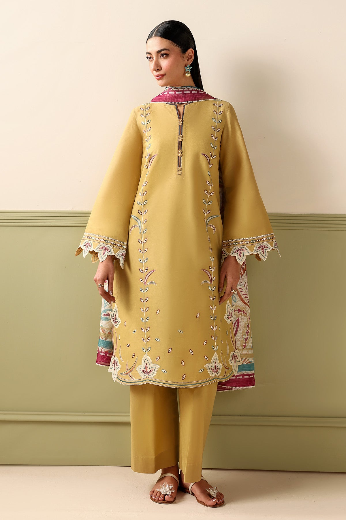 EMBROIDERED LAWN RTW-9356