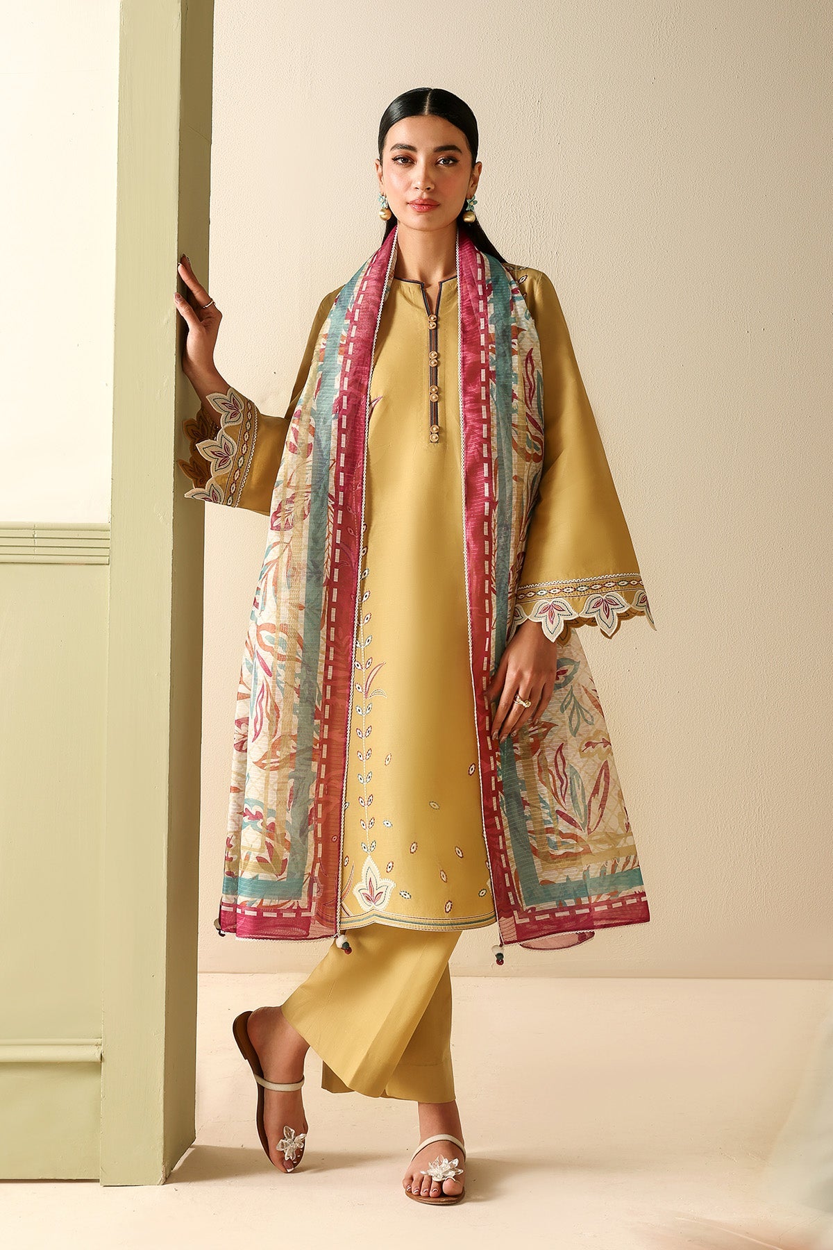 EMBROIDERED LAWN RTW-9356
