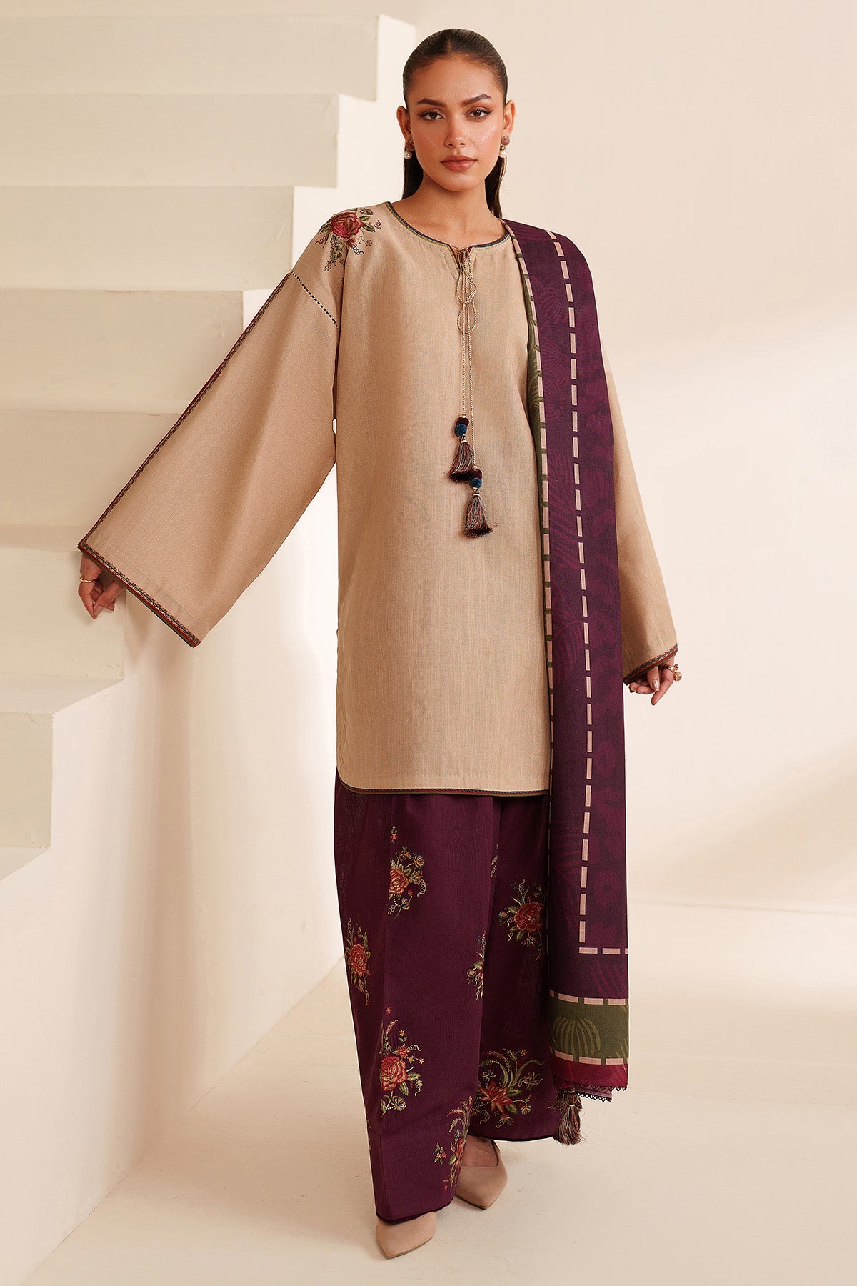 Embroidered Khaddar RTW-1270