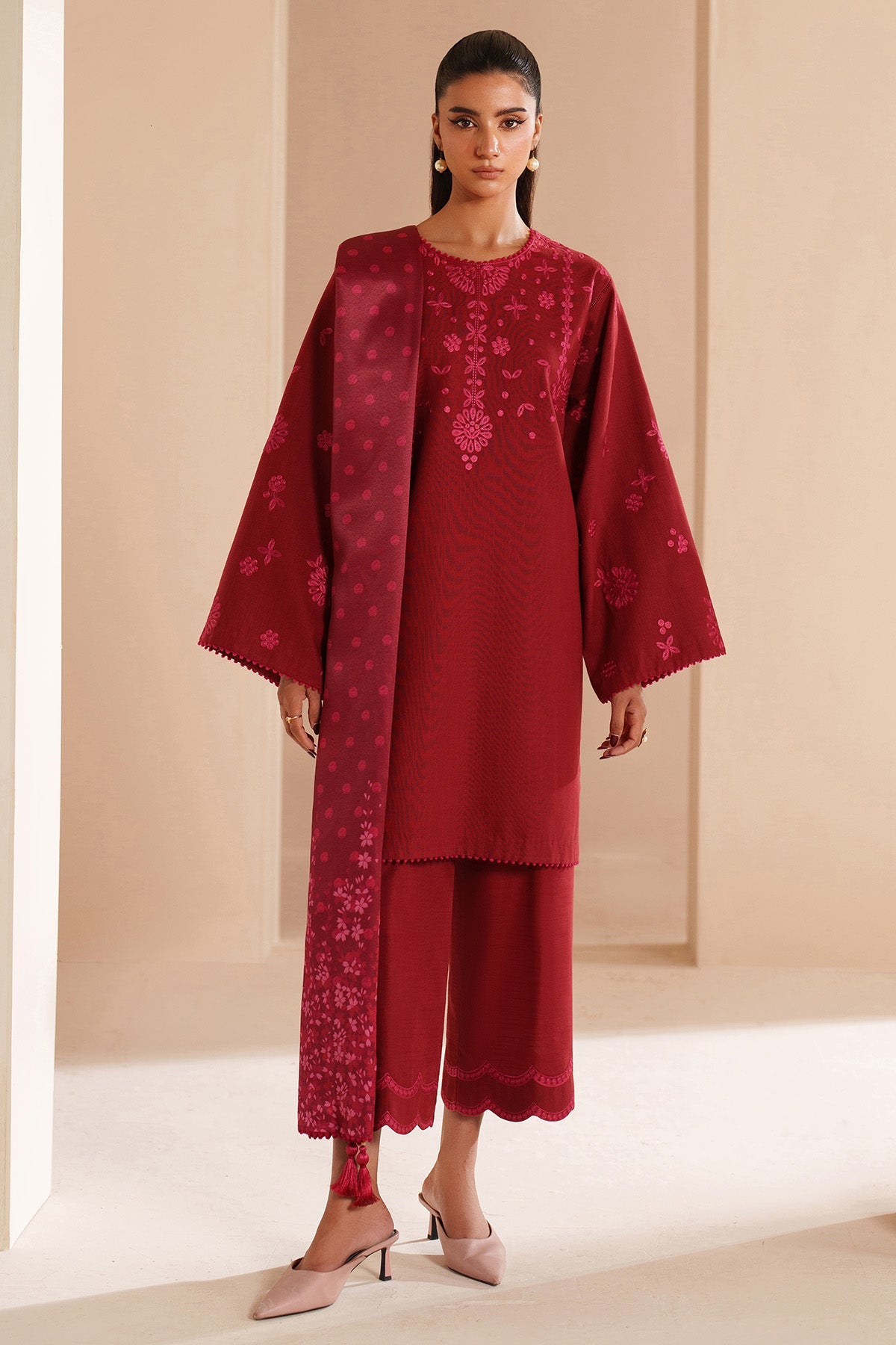 EMBROIDERED KHADDAR UW-0241