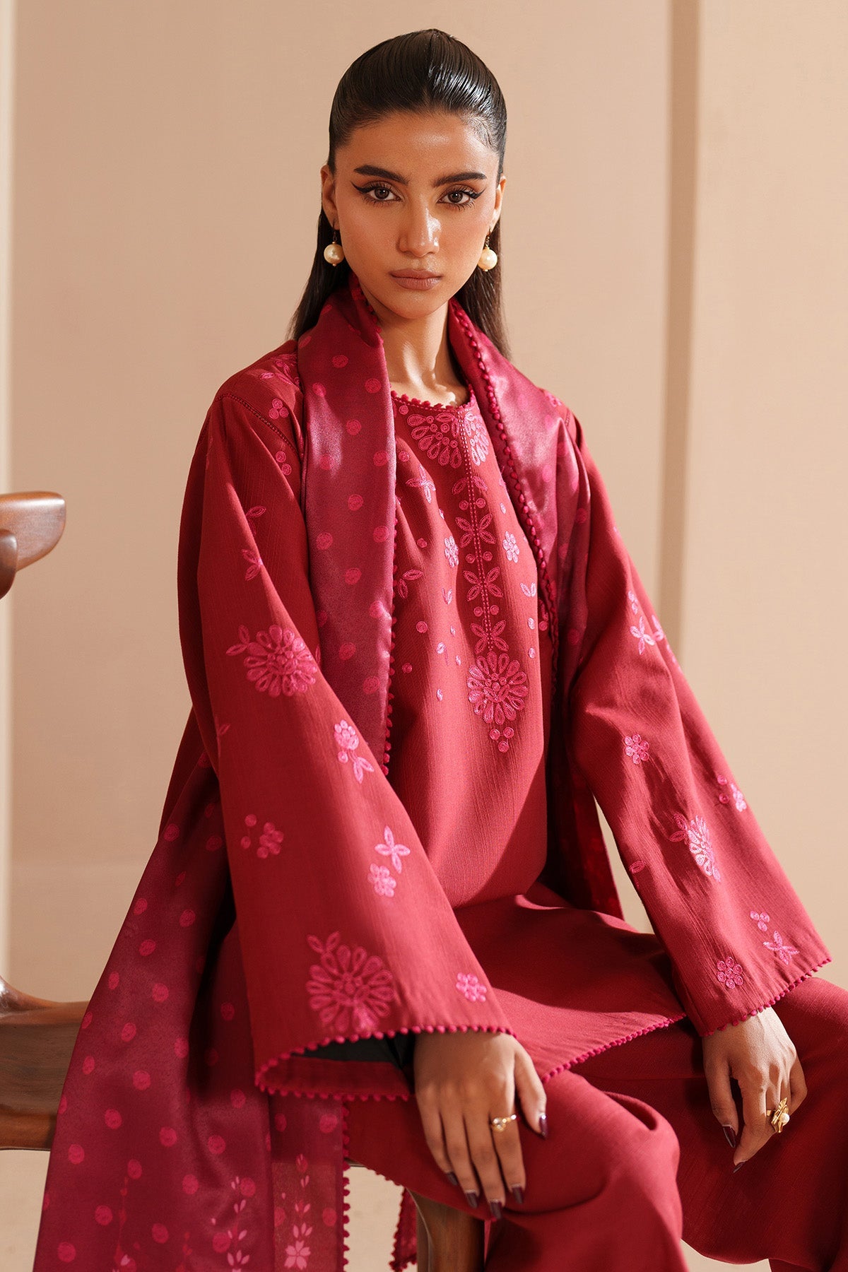 EMBROIDERED KHADDAR UW-0241