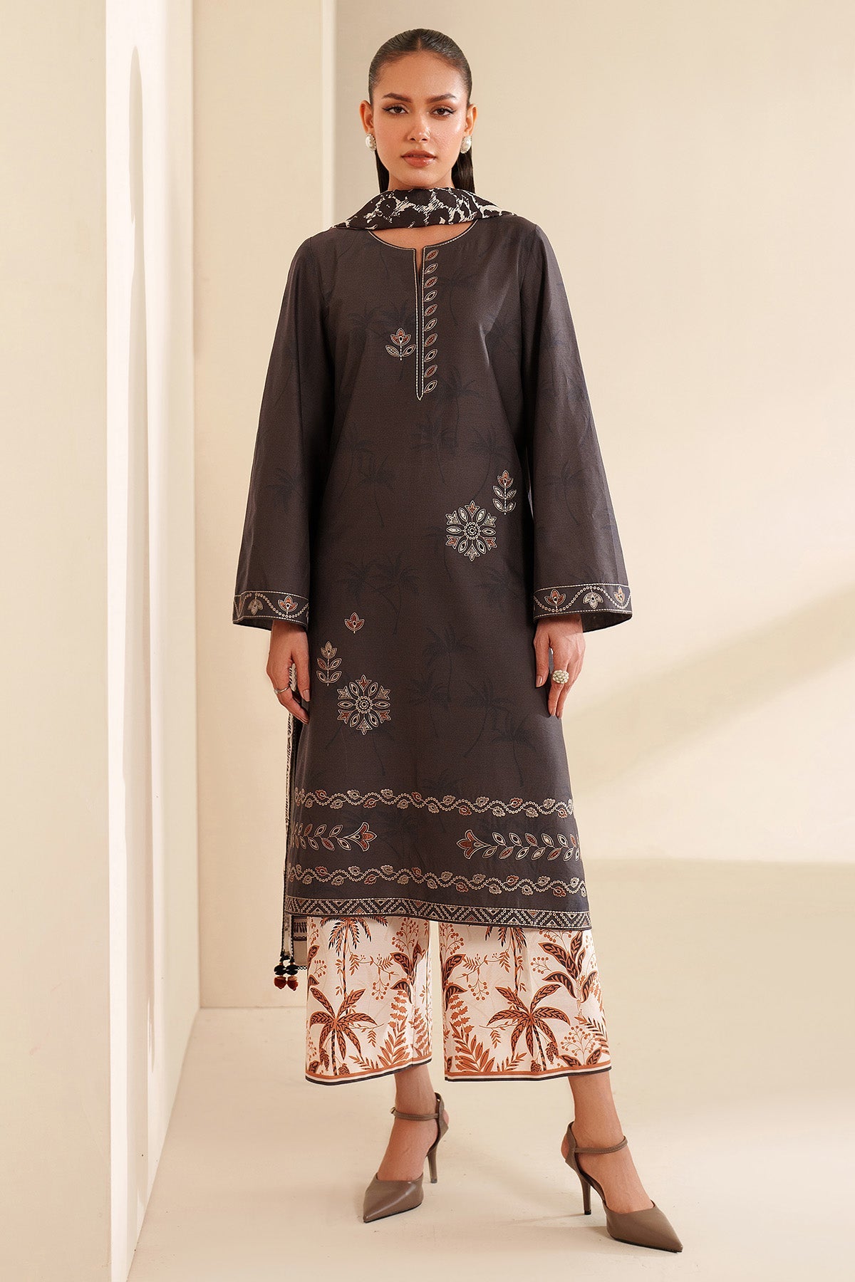 EMBROIDERED PREMIUM VISCOSE UW-0213