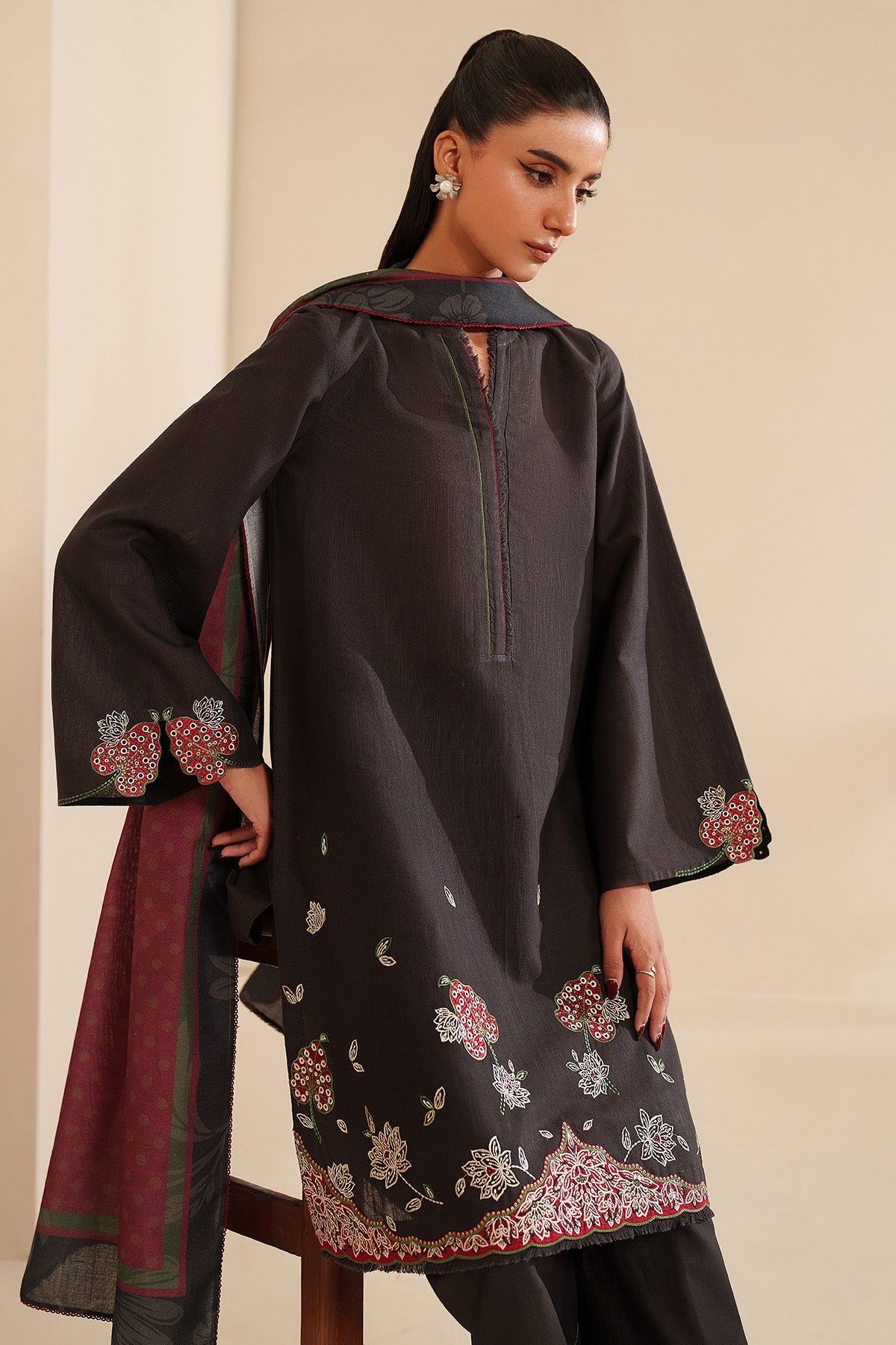 Embroidered Khaddar RTW-1268