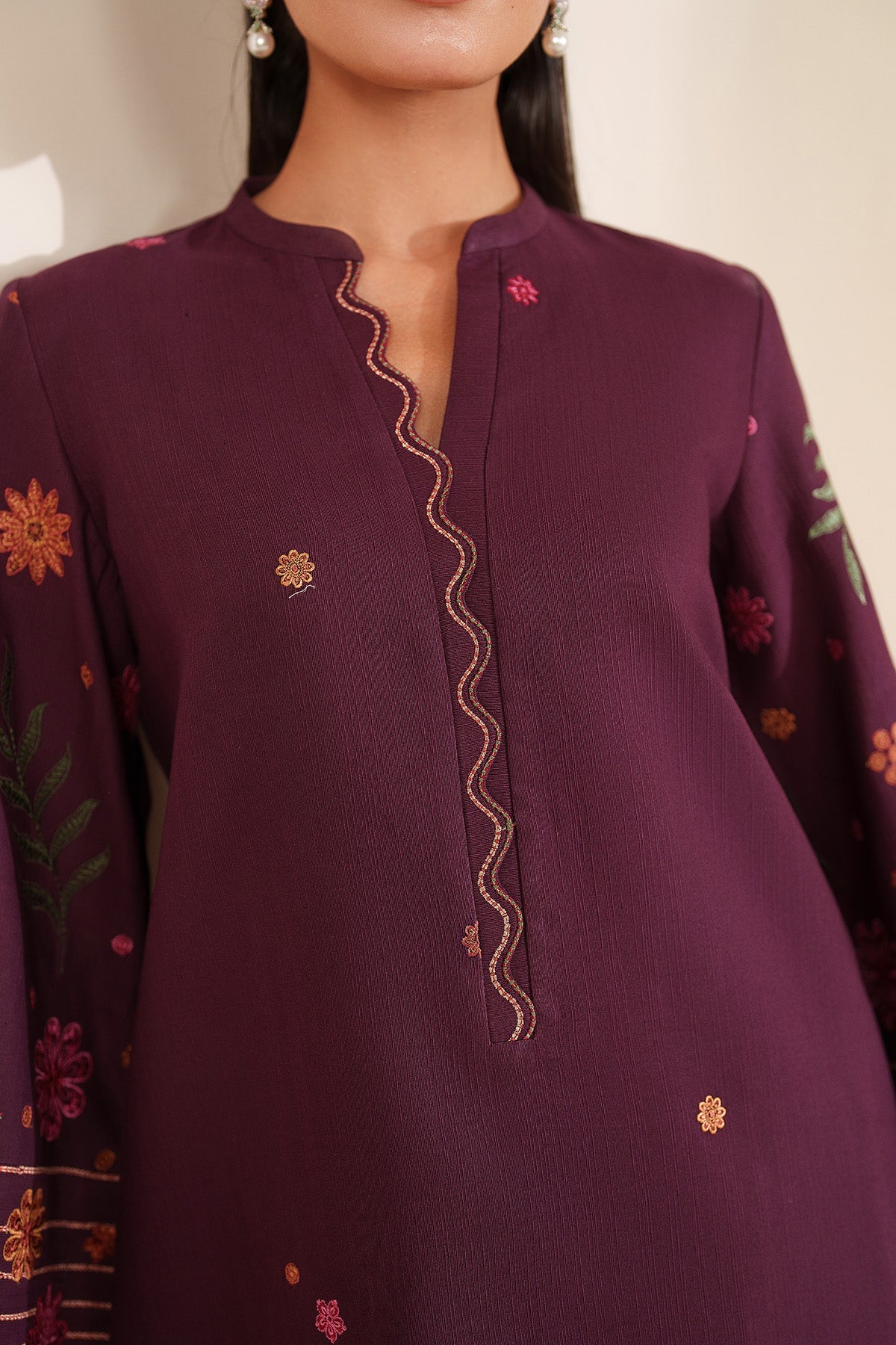 EMBROIDERED KHADDAR UW-0169