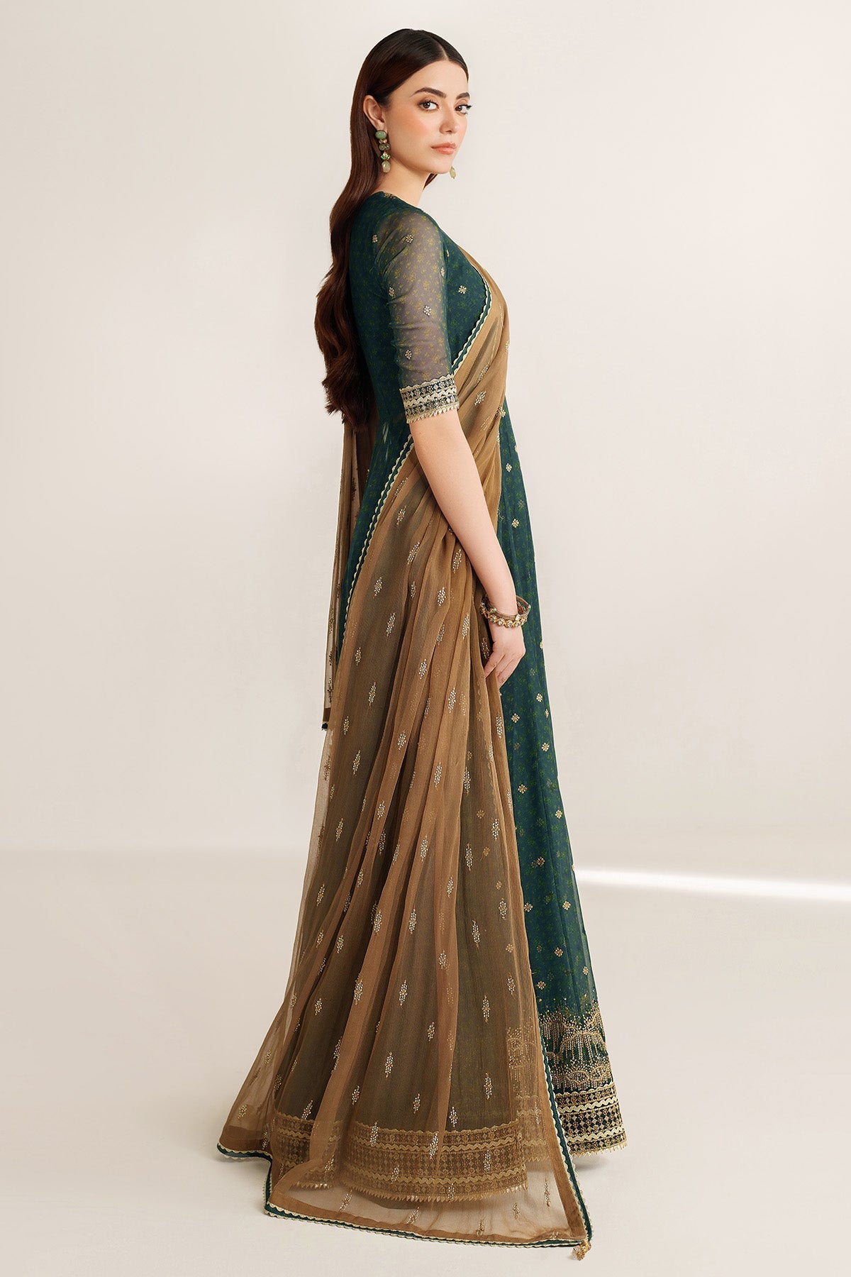 EMBROIDERED CHIFFON UC-3102