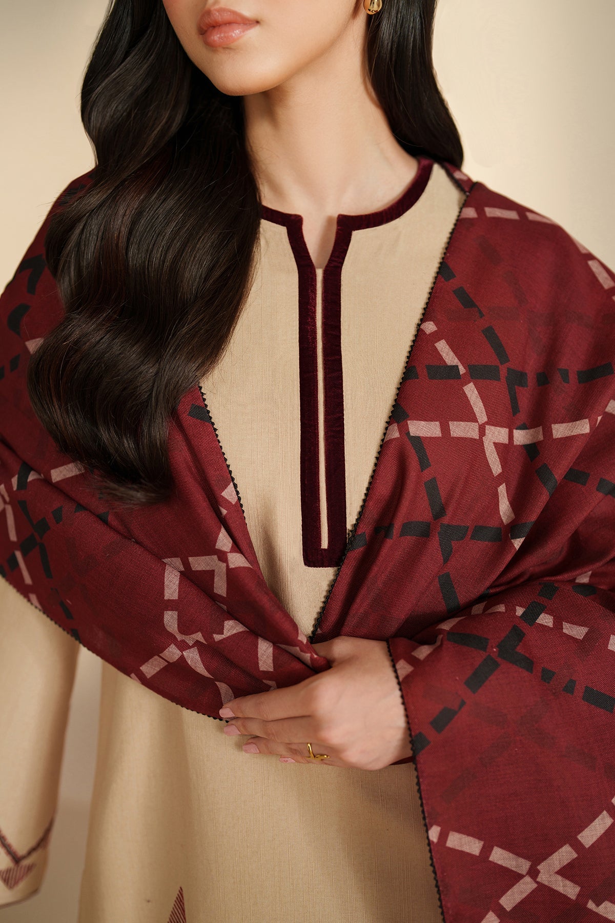 EMBROIDERED KHADDAR RTW-1269