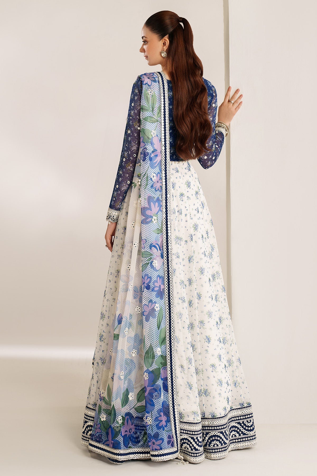 EMBROIDERED CHIFFON UC-3106