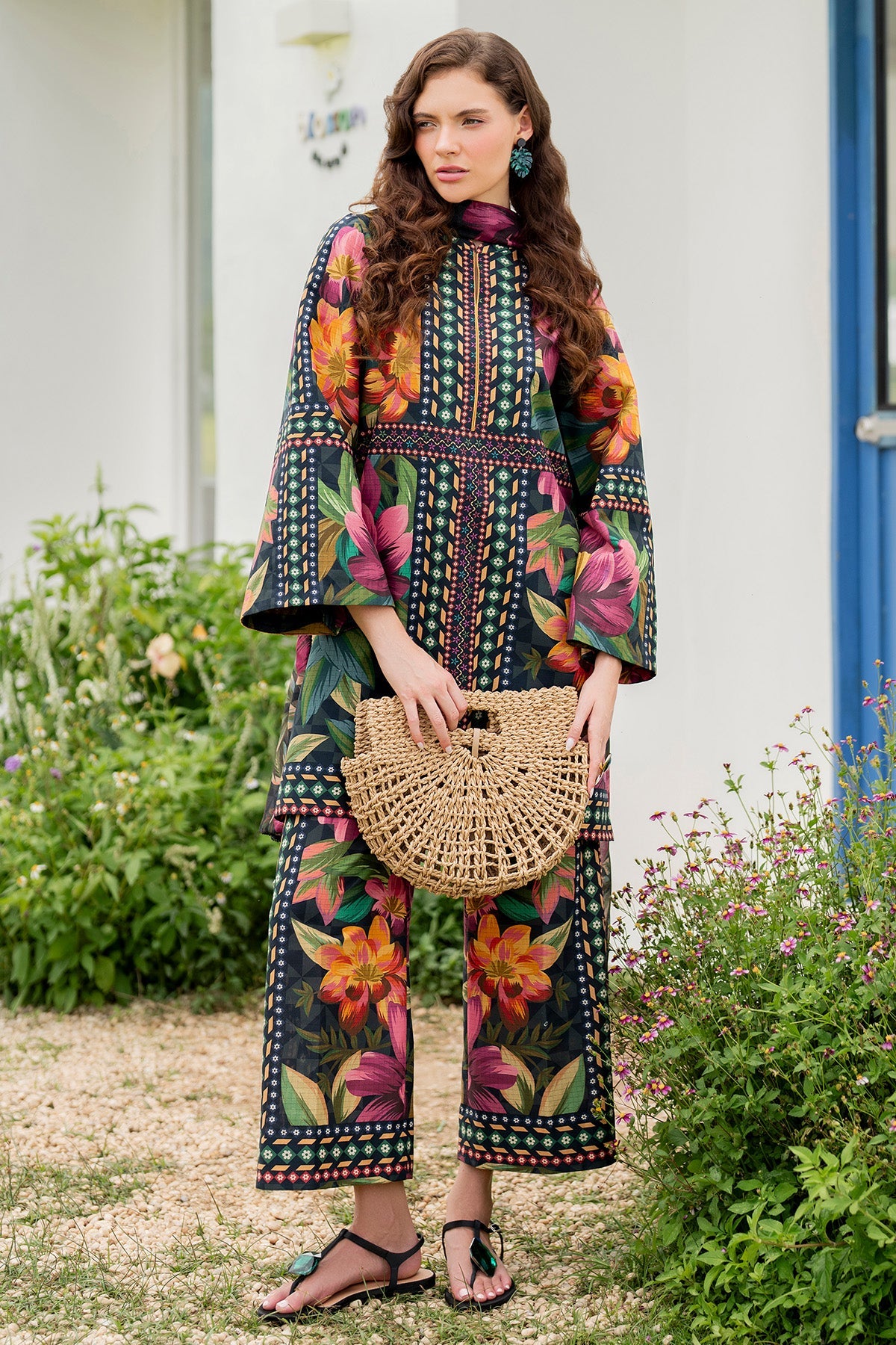 DIGITAL PRINTED LAWN USE-9232