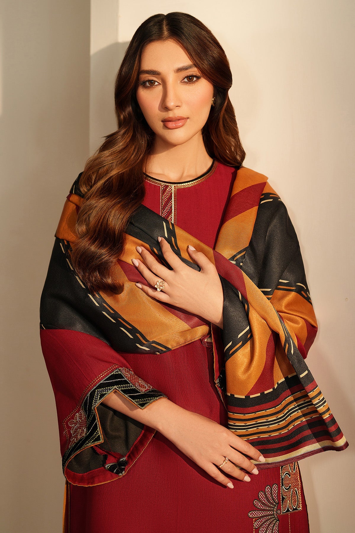 EMBROIDERED KHADDAR UW-0201