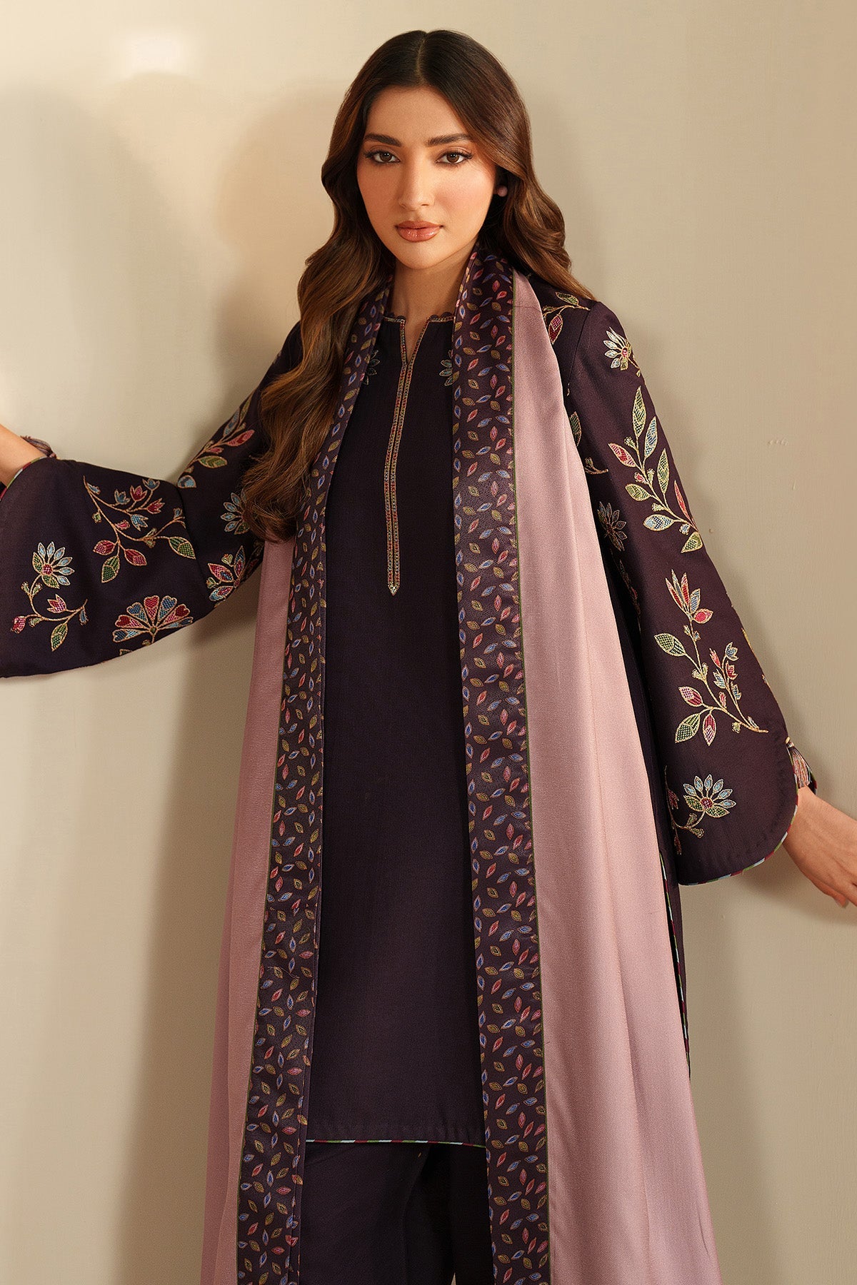EMBROIDERED KHADDAR UW-0166