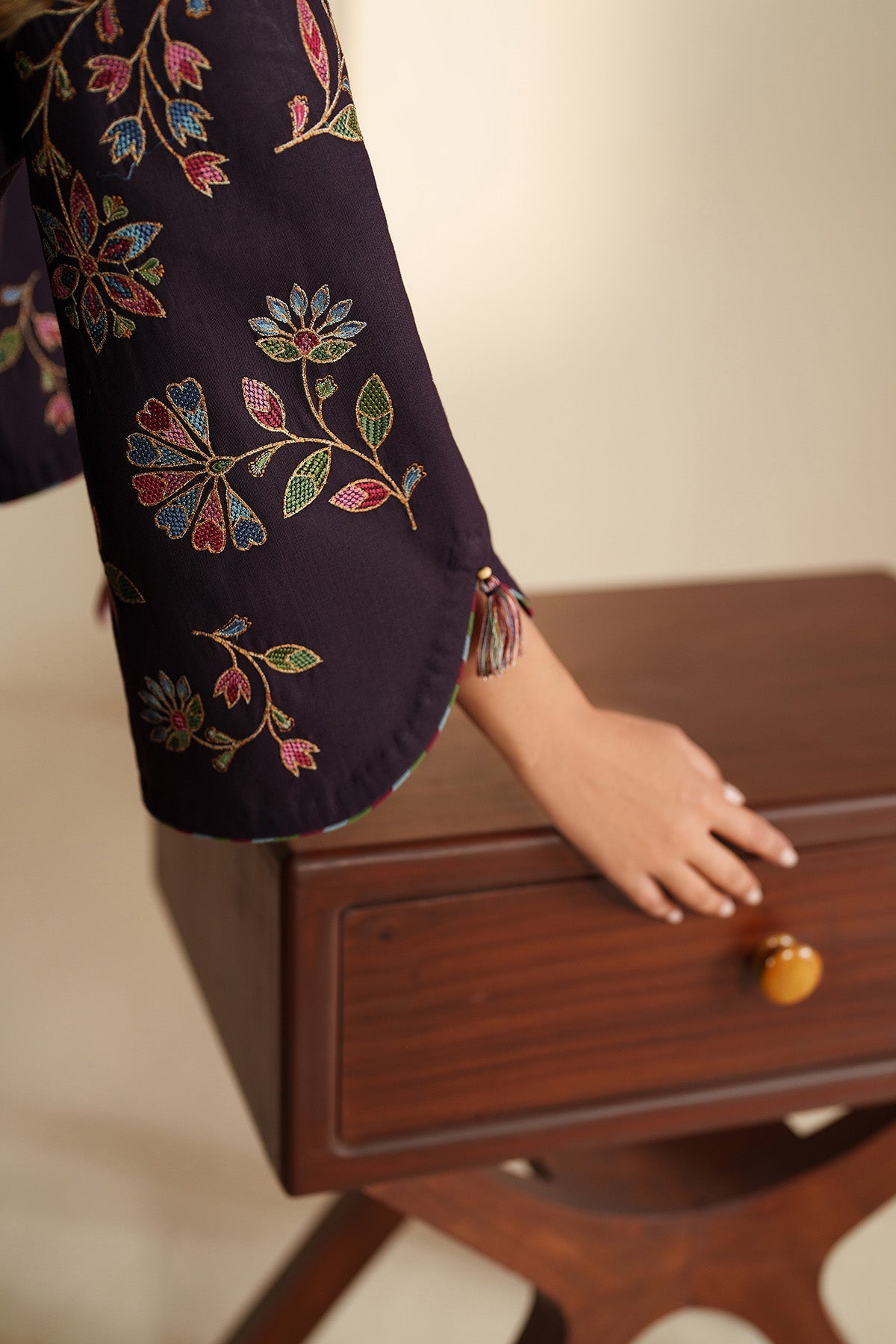 EMBROIDERED KHADDAR UW-0166