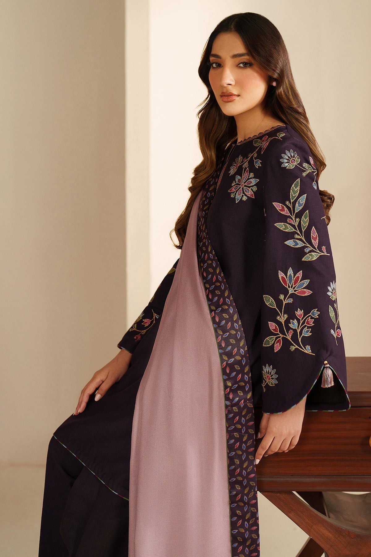 EMBROIDERED KHADDAR UW-0166