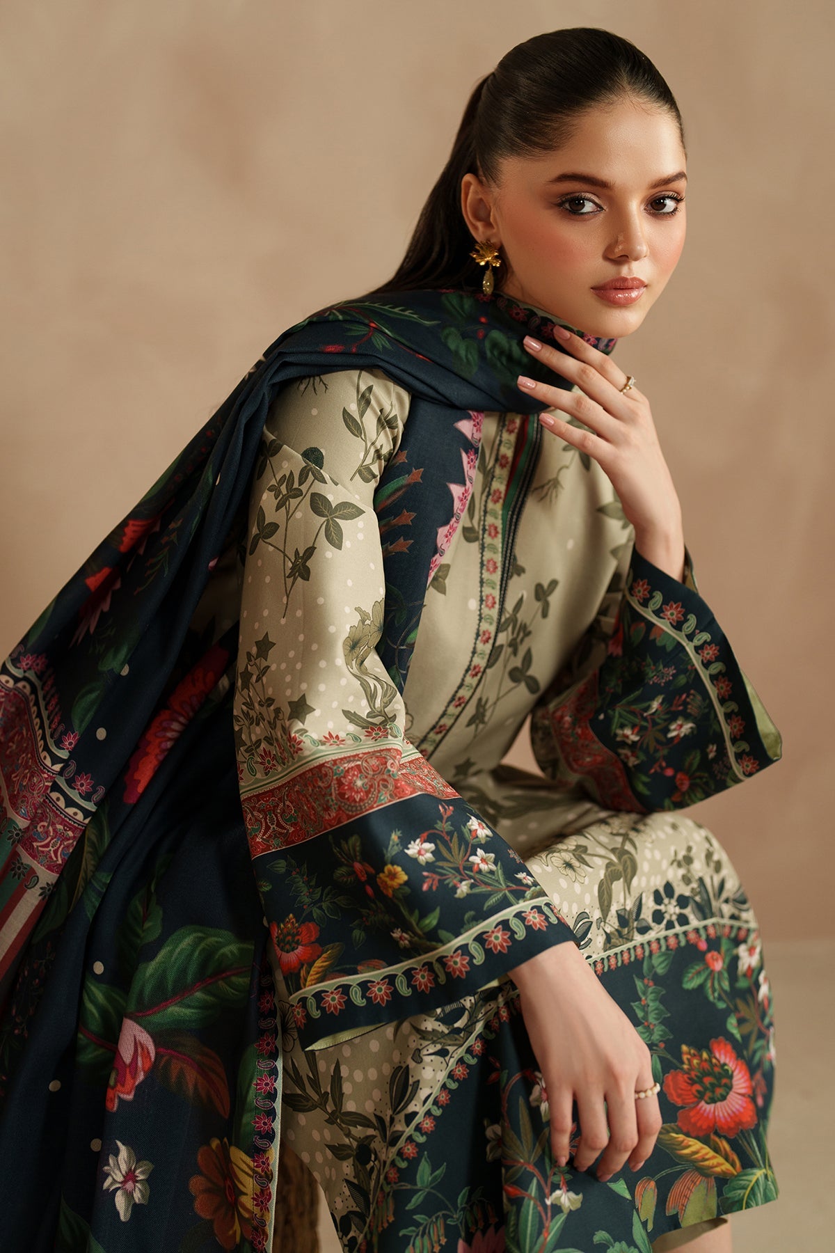 EMBROIDERED PREMIUM VISCOSE RTW-0205