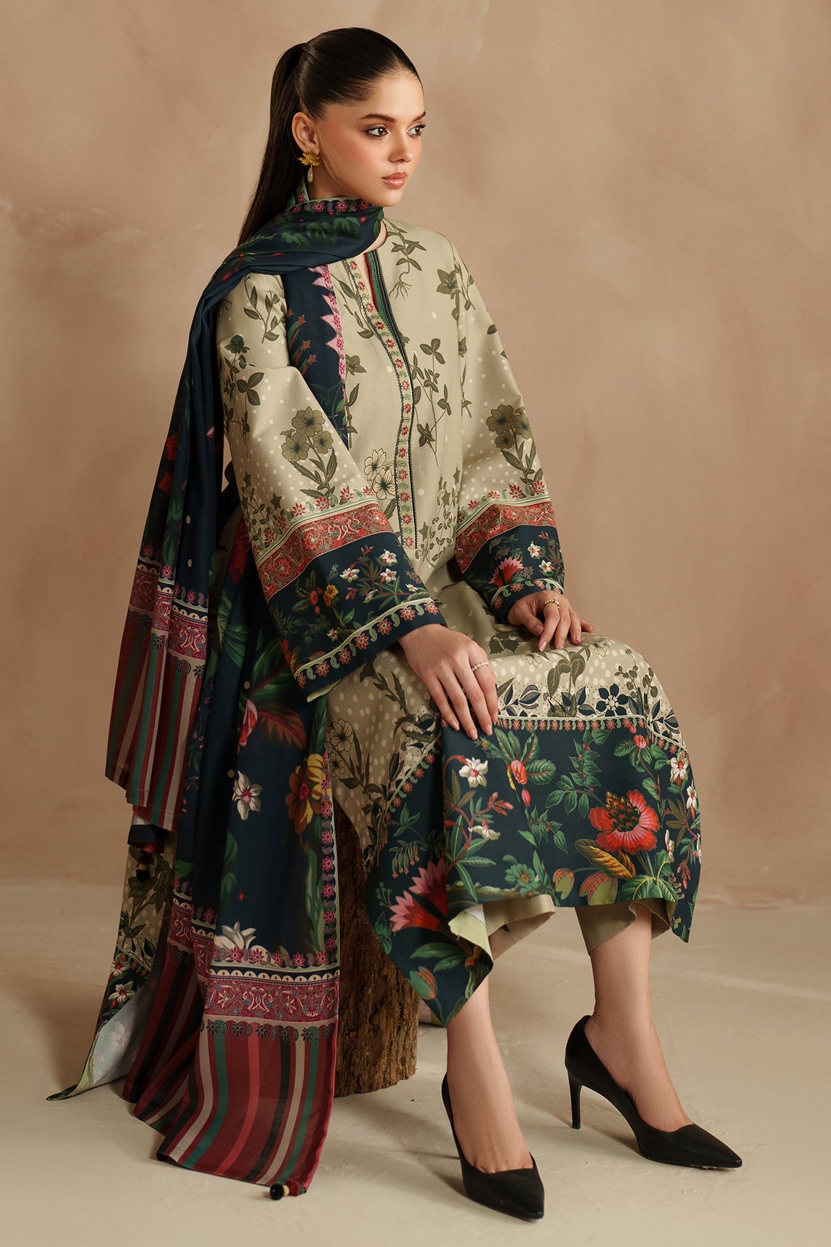 EMBROIDERED PREMIUM VISCOSE RTW-0205