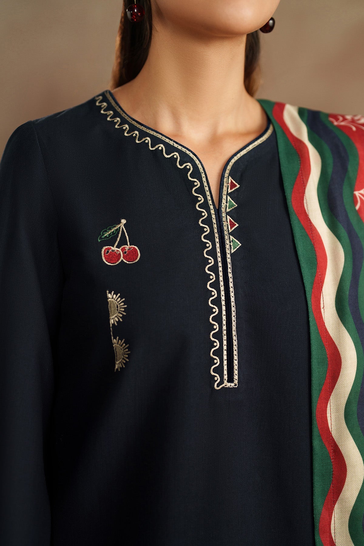 EMBROIDERED KHADDAR UW-0195