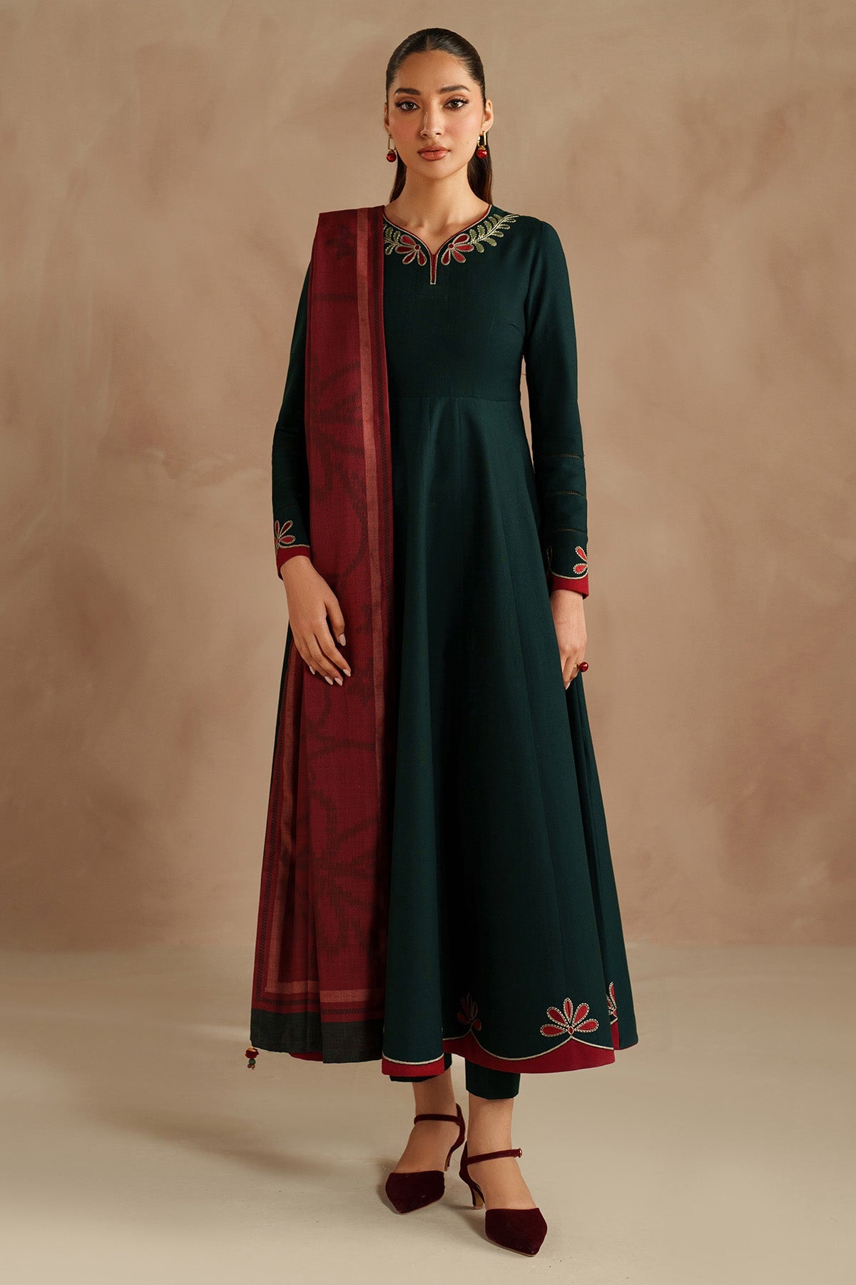 EMBROIDERED KHADDAR RTW-1265