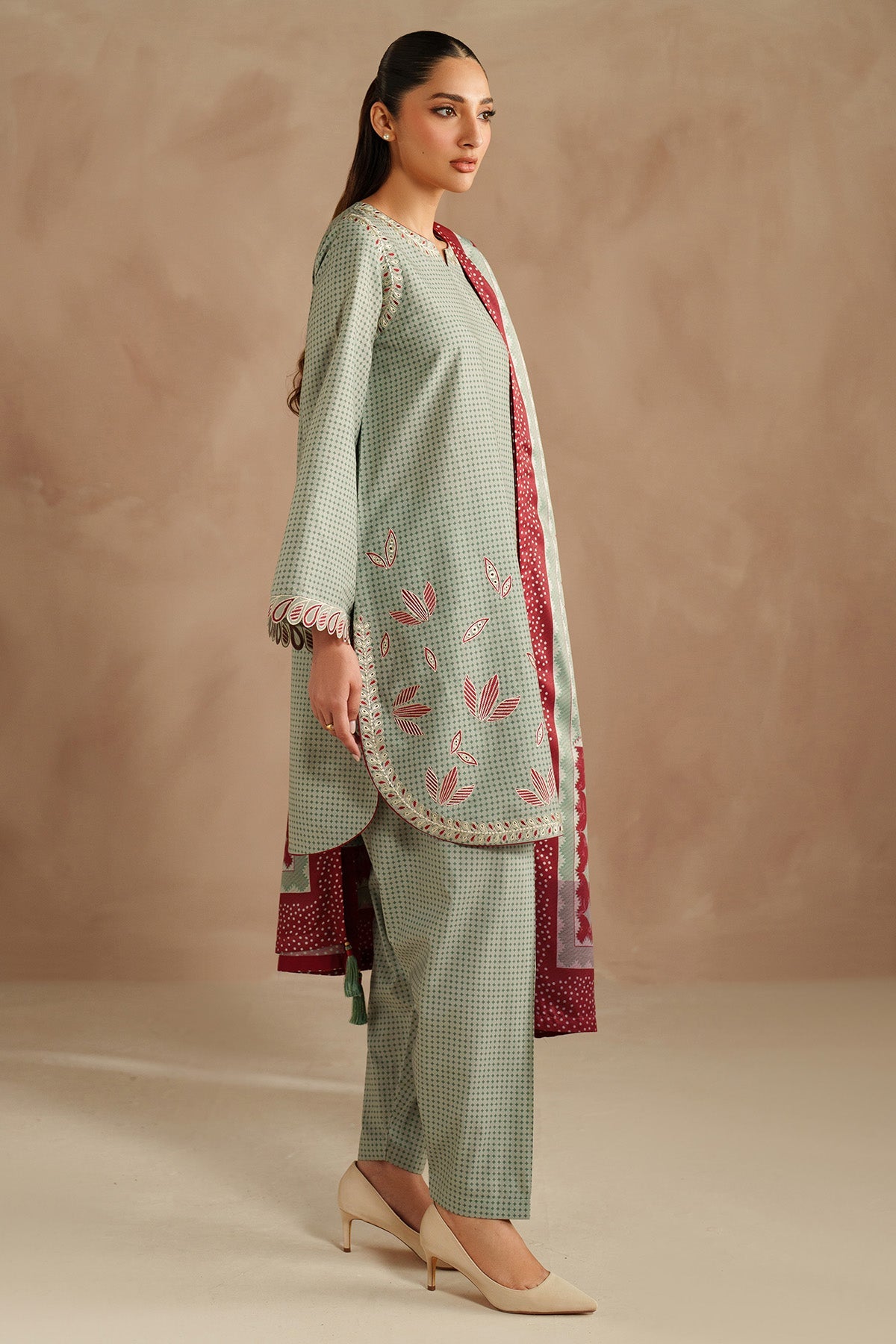 EMBROIDERED PREMIUM VISCOSE RTW-1243