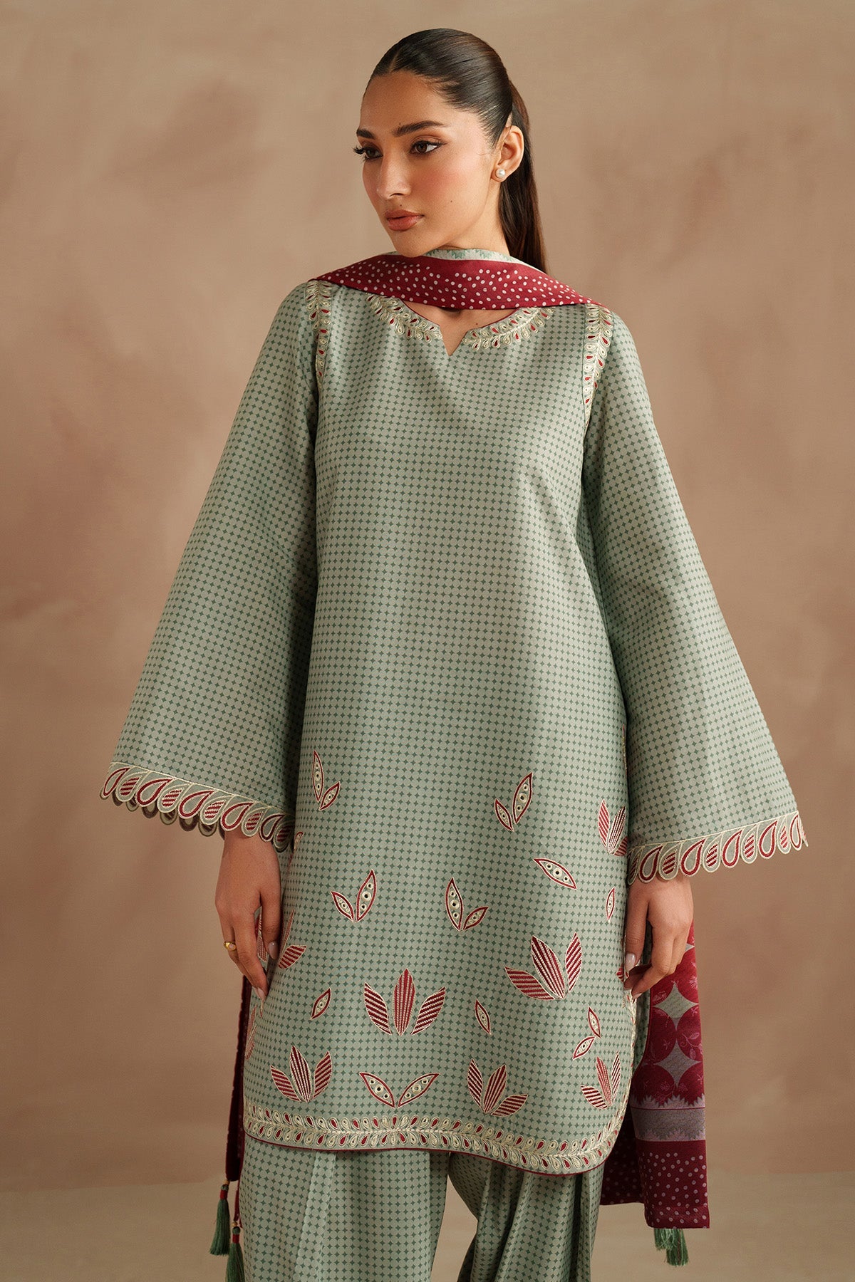 EMBROIDERED PREMIUM VISCOSE RTW-1243