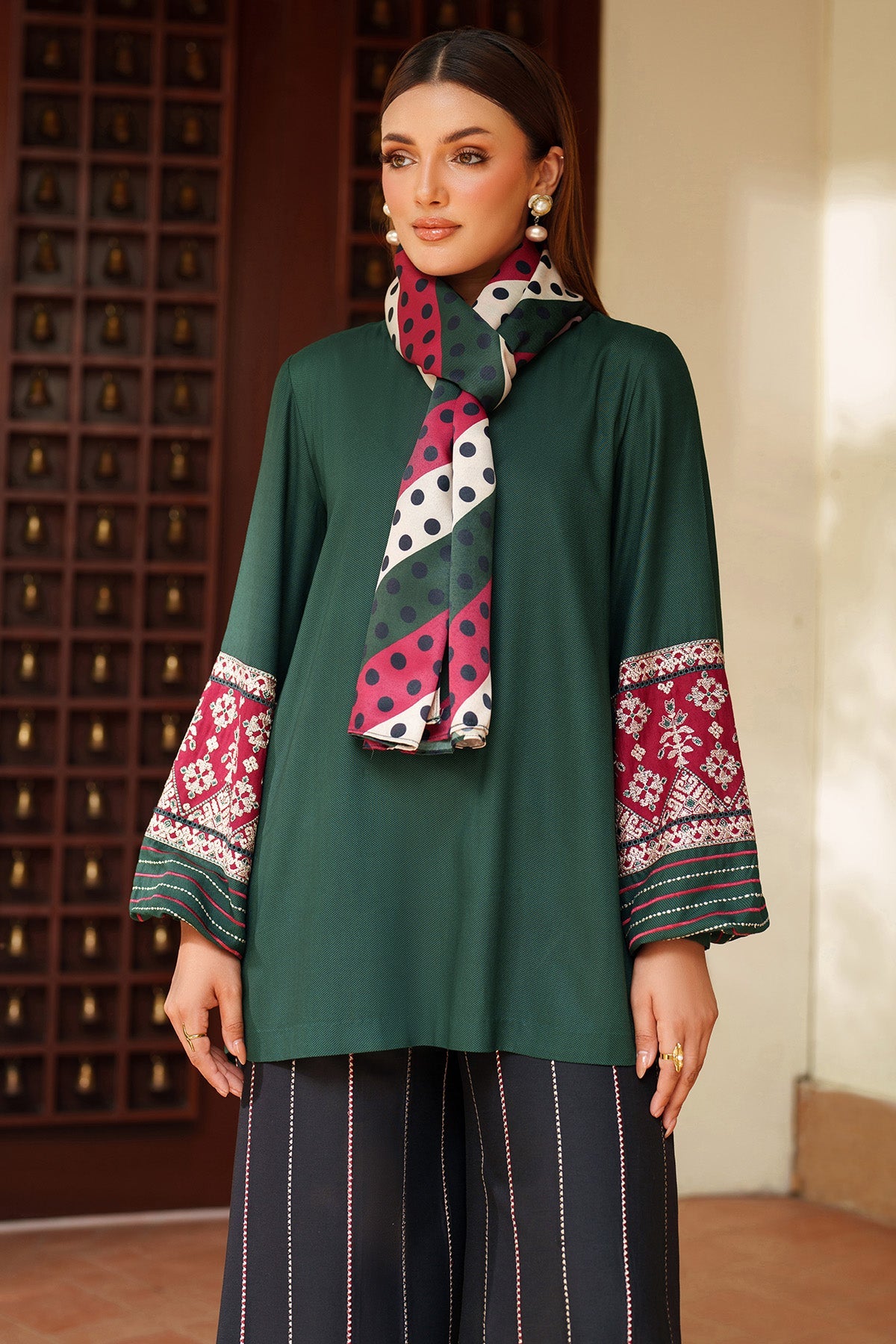 EMBROIDERED VISCOSE RTW-1261