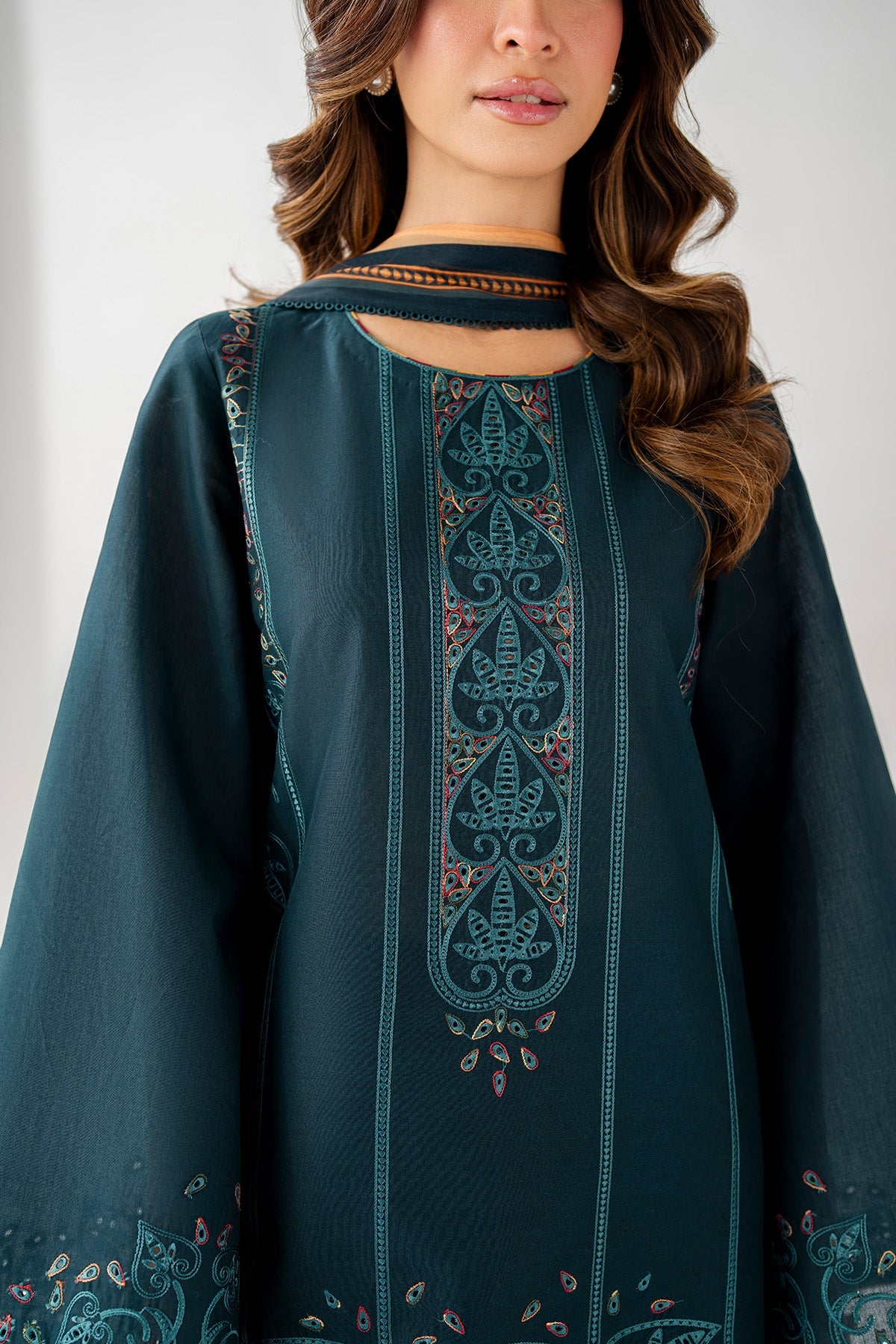EMBROIDERED LAWN RTW-1299