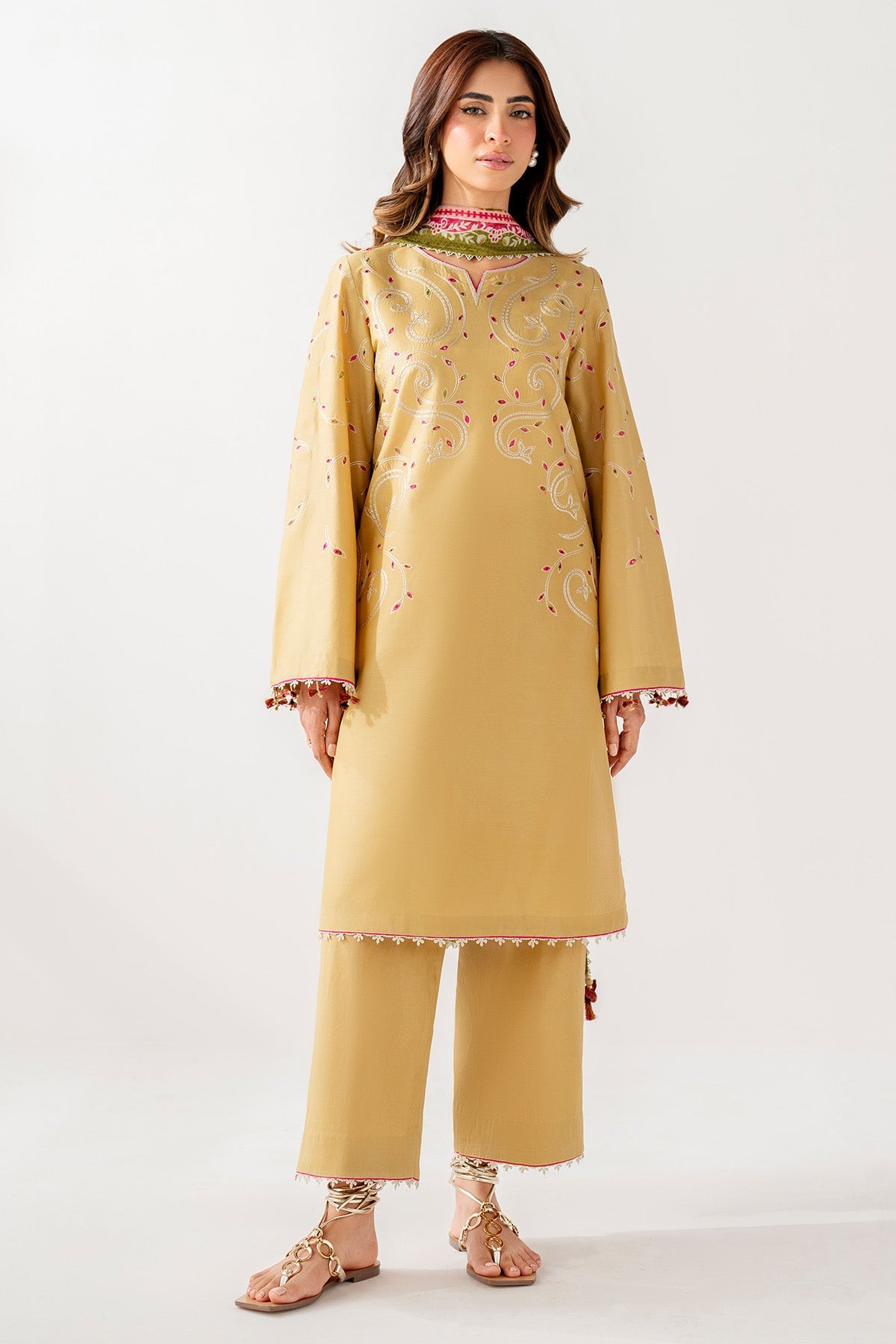 EMBROIDERED LAWN USE-9282