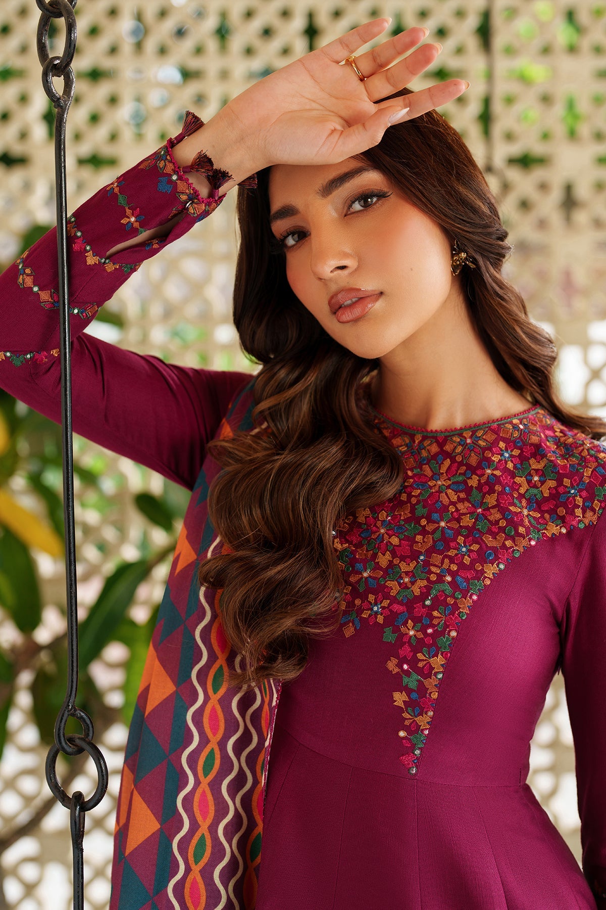 EMBROIDERED KHADDAR RTW-1233