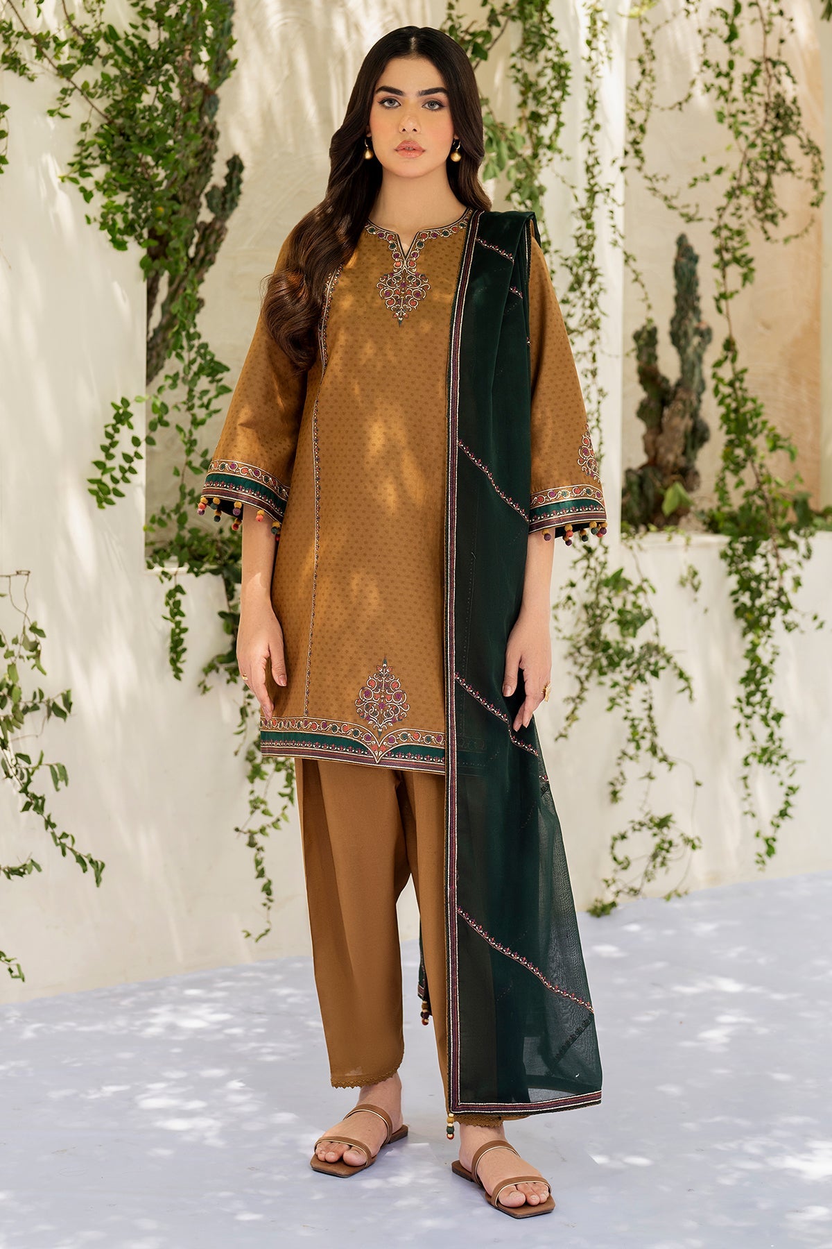 EMBROIDERED DOBBY LAWN USE-9211
