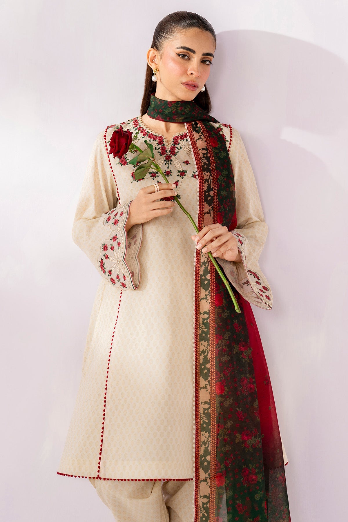 EMBROIDERED LAWN RTW-1297