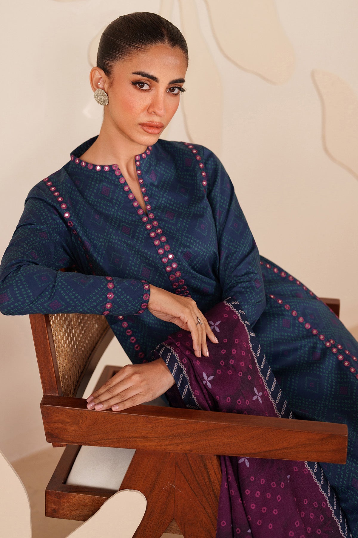 EMBROIDERED PREMIUM VISCOSE RTW-1276