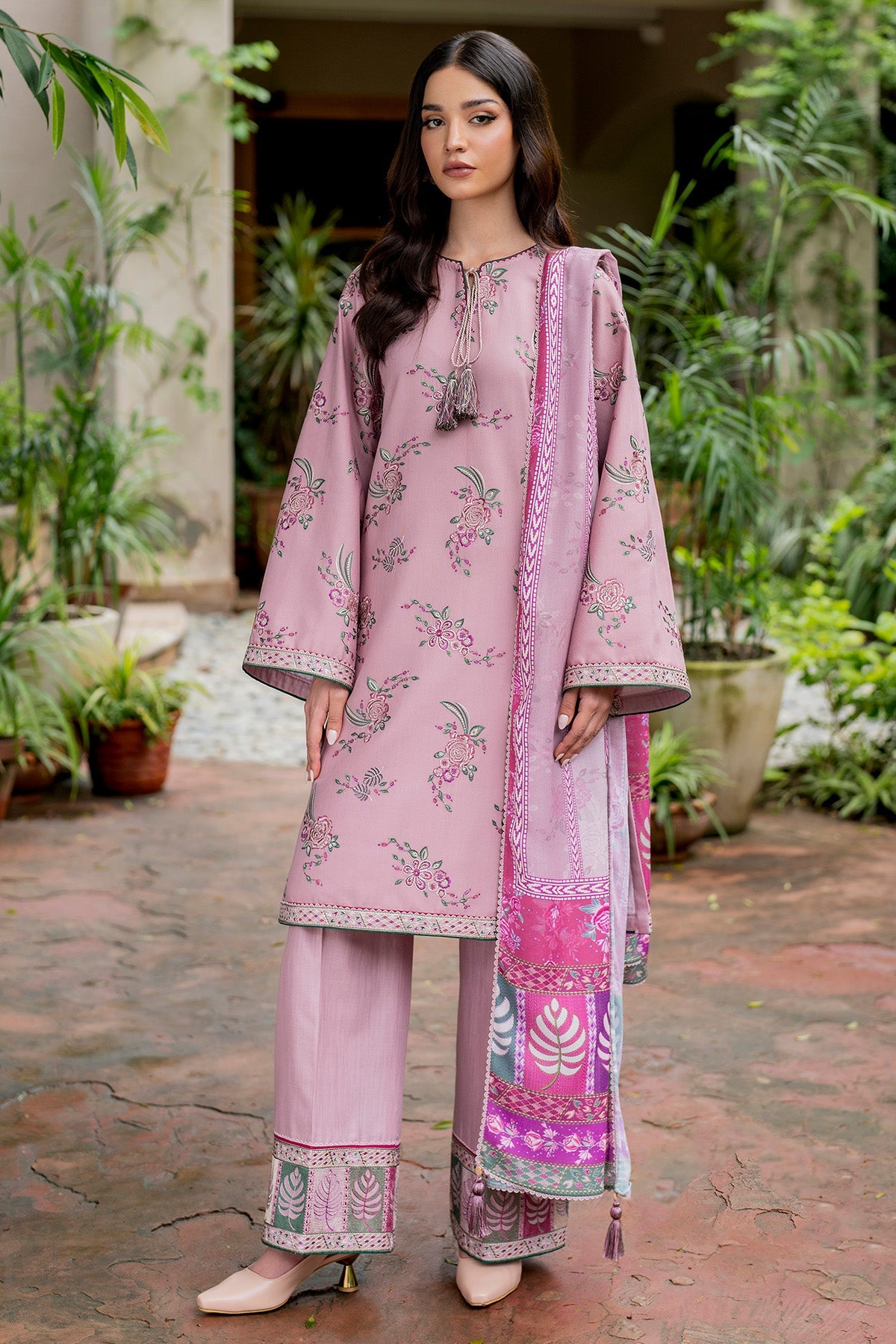 EMBROIDERED KHADDAR UW-0054