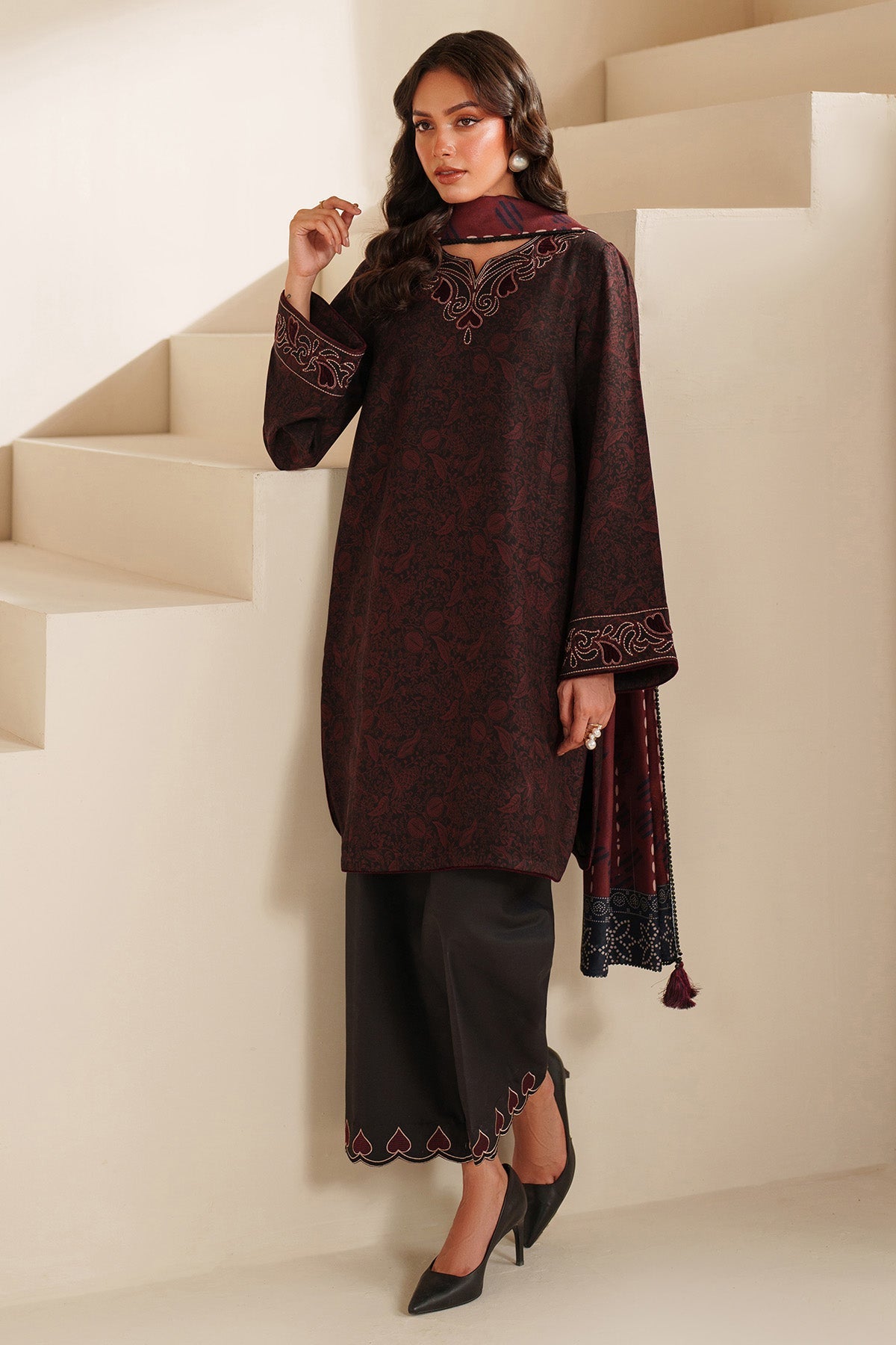 EMBROIDERED VISCOSE RTW-1274