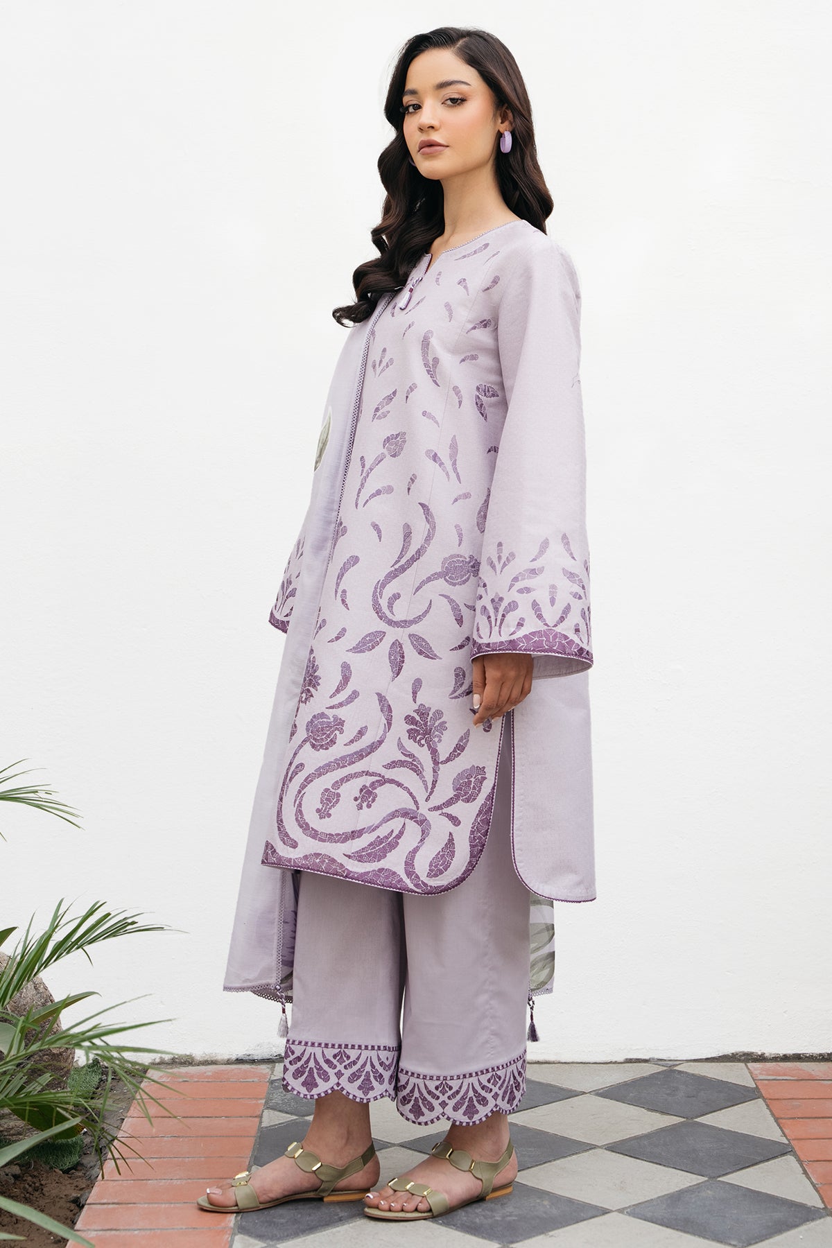 EMBROIDERED DOBBY LAWN USE-9186