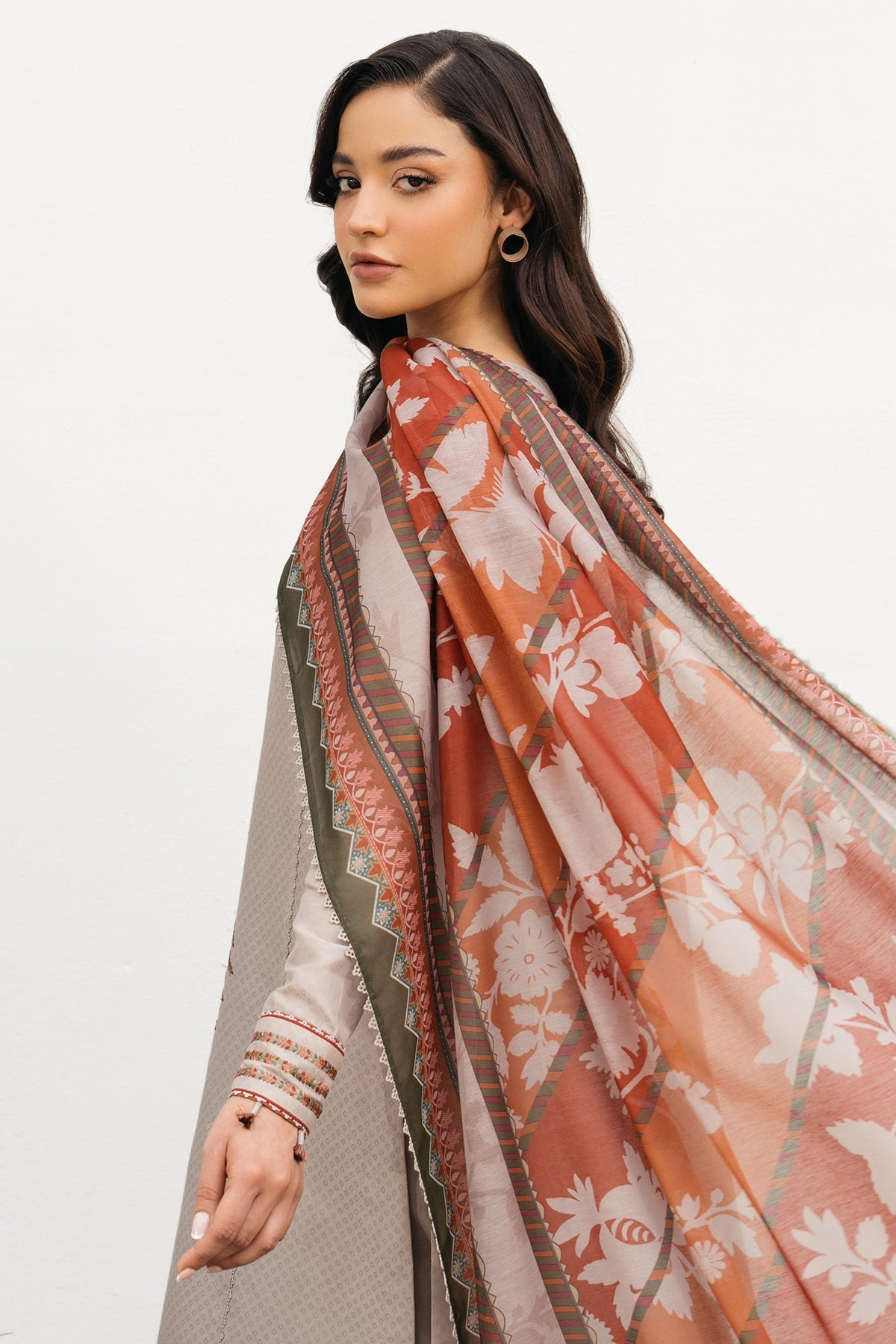 EMBROIDERED DOBBY LAWN USE-9189