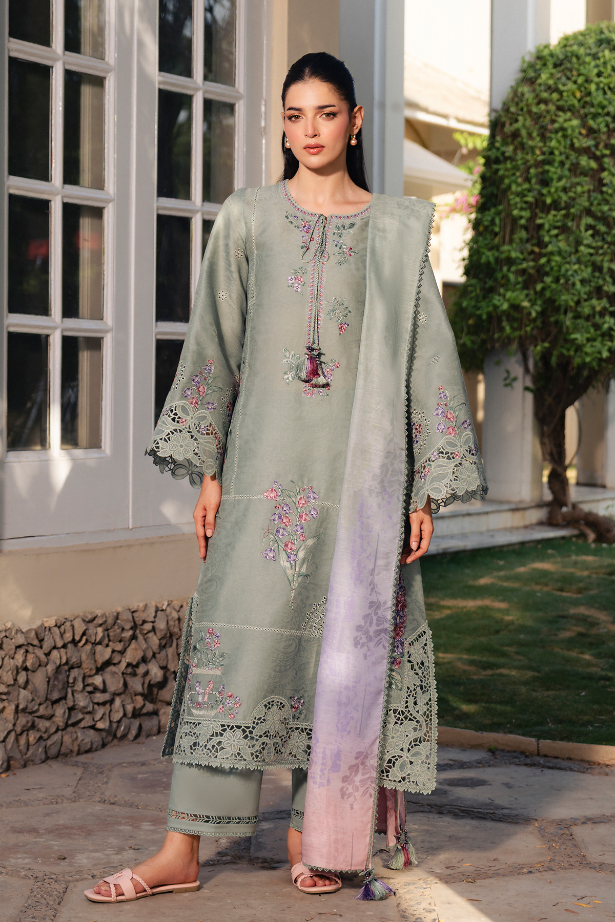 EMBROIDERED LAWN RTW-9366