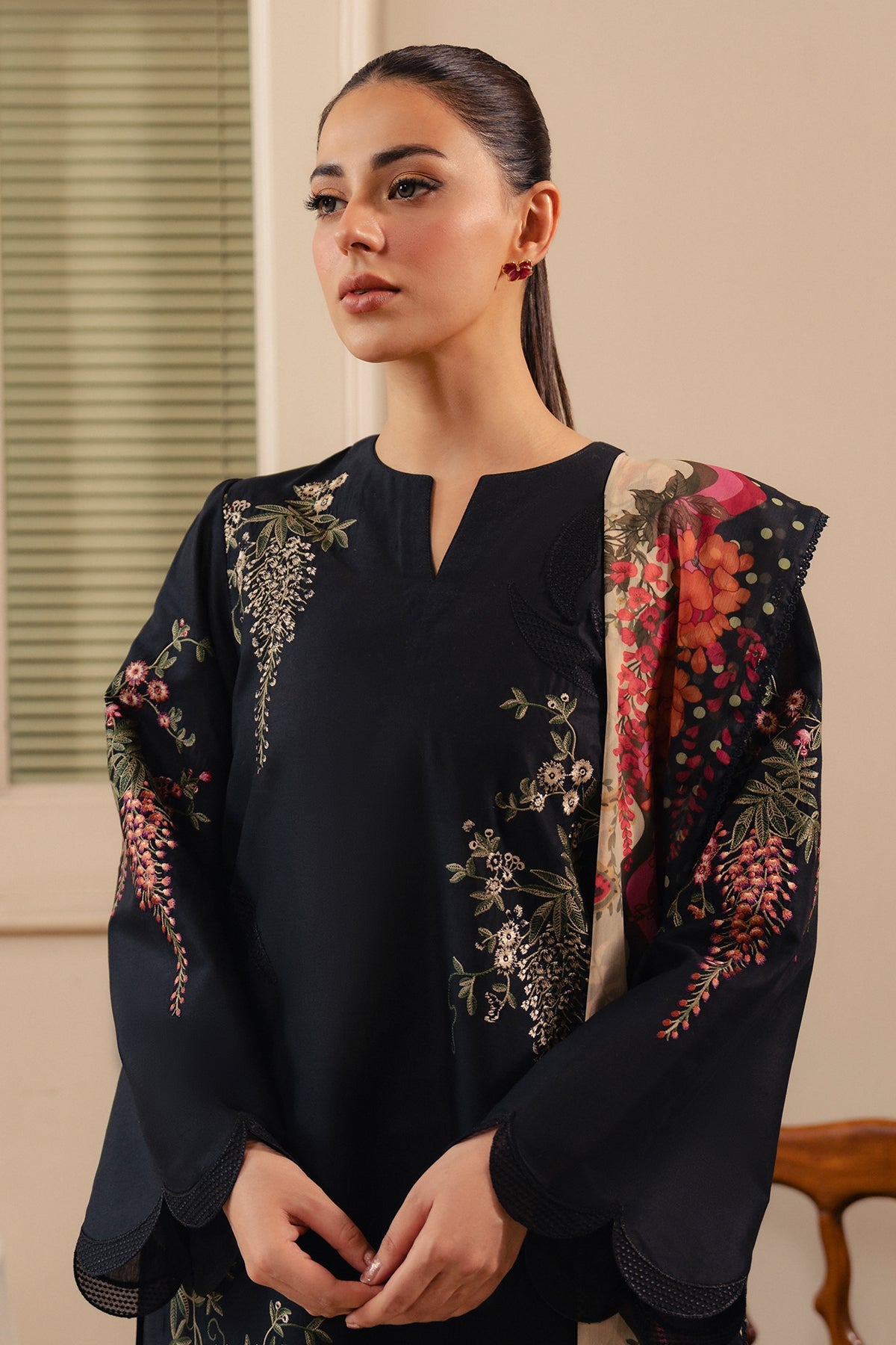 EMBROIDERED PREMIUM VISCOSE RTW-0250