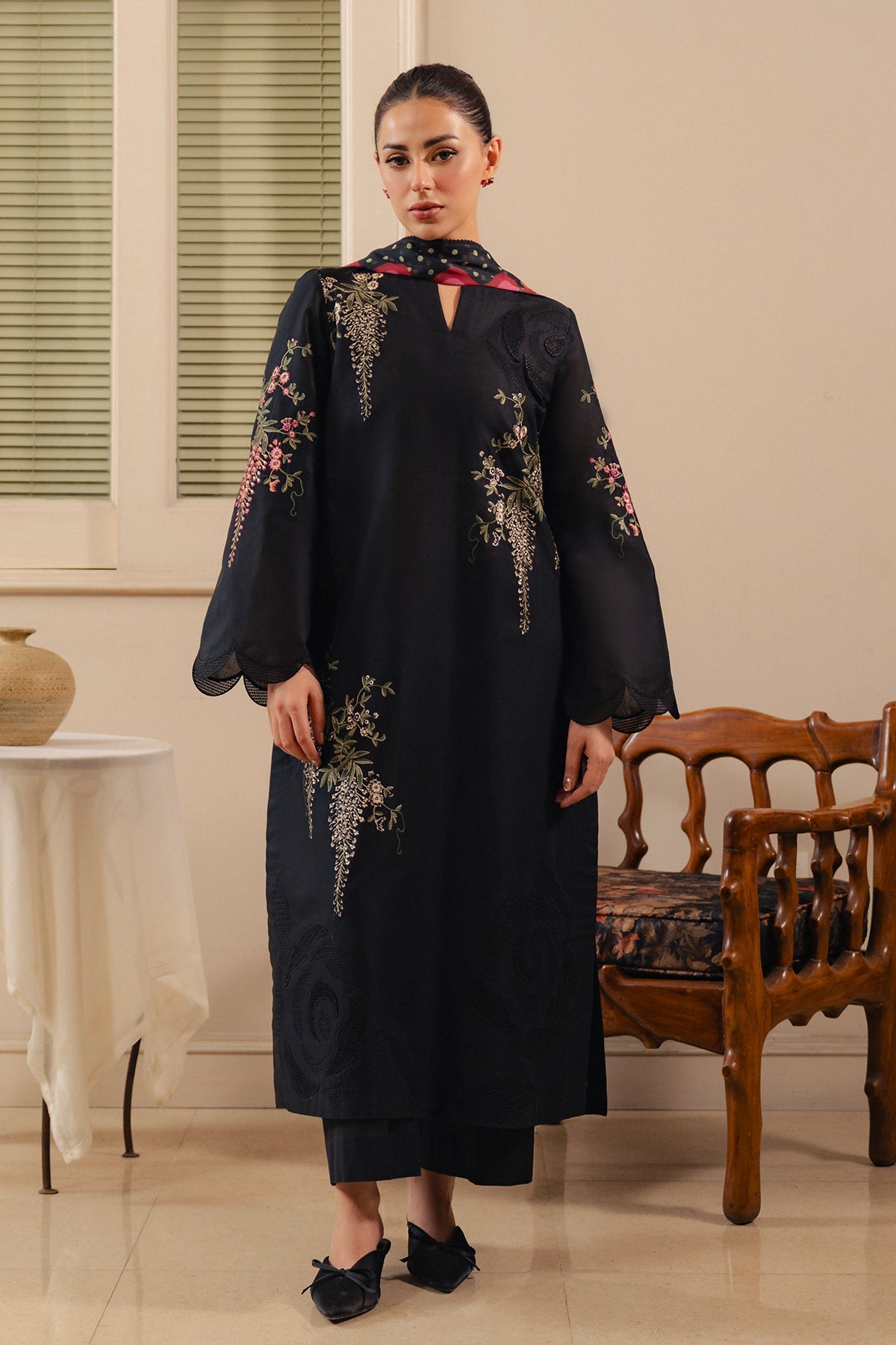 EMBROIDERED PREMIUM VISCOSE RTW-0250