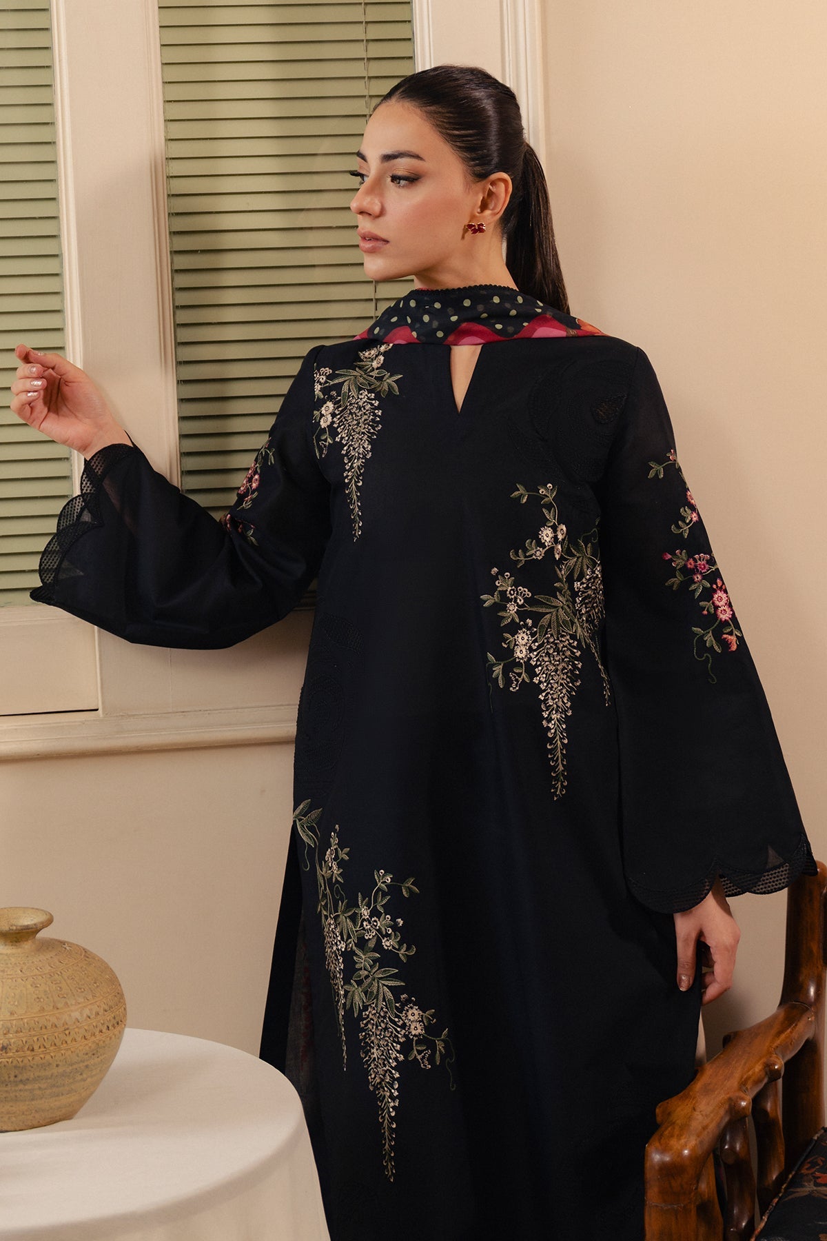 EMBROIDERED PREMIUM VISCOSE RTW-0250