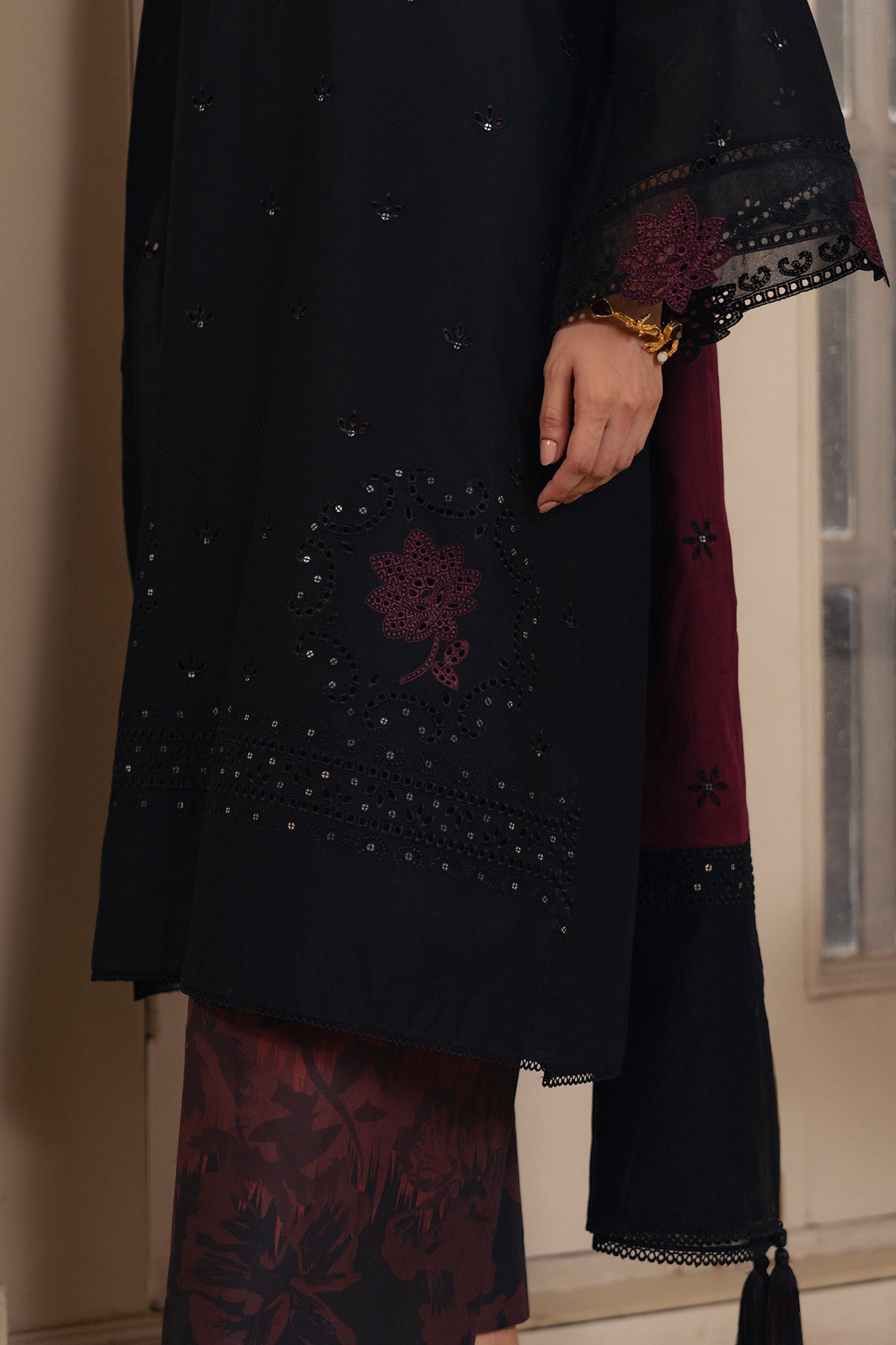EMBROIDERED LAWN RTW-9342